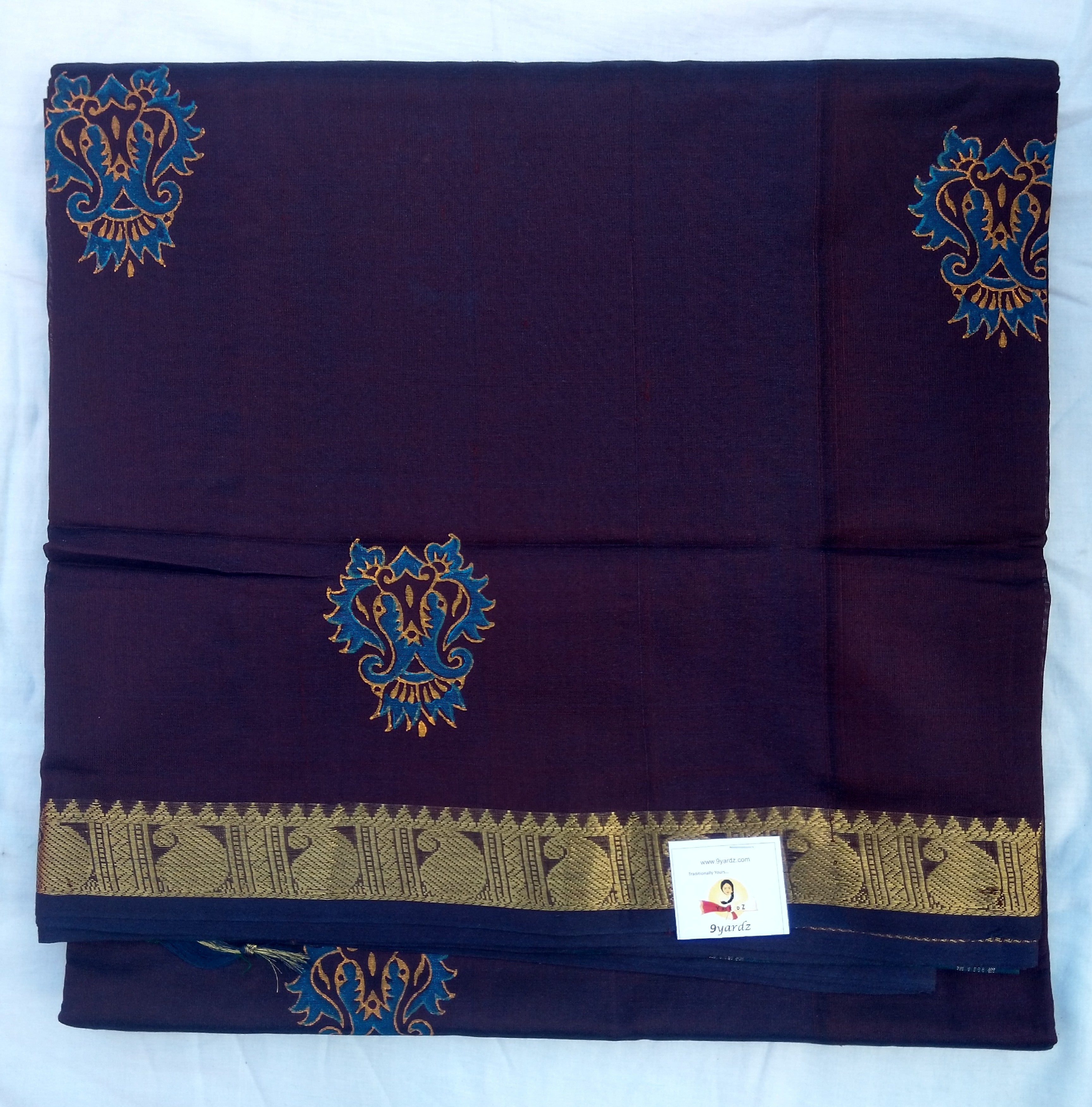 Pure silk cotton, printed -10 yards madisar