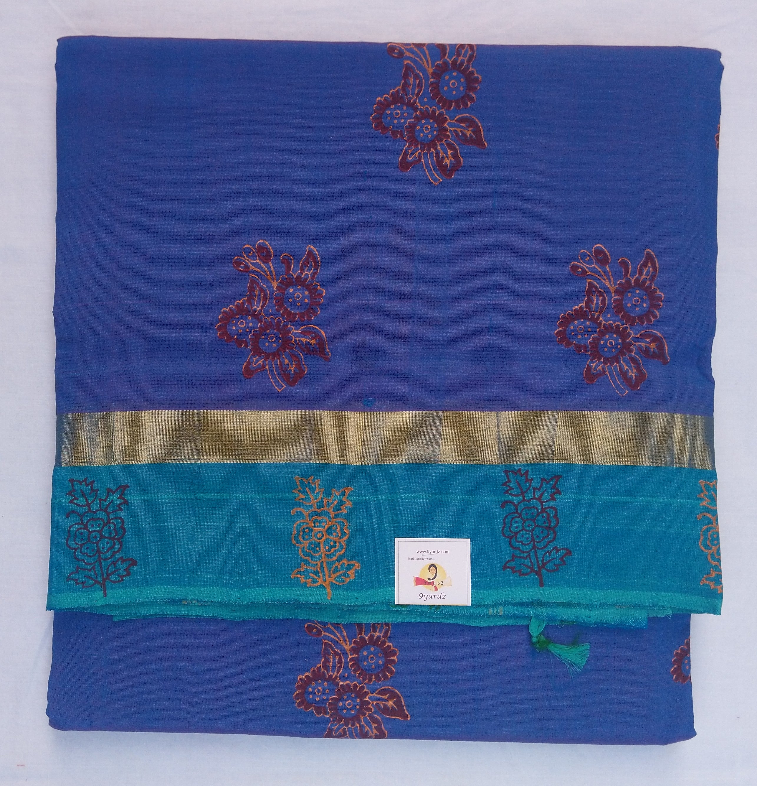 Pure silk cotton, printed -10 yards madisar