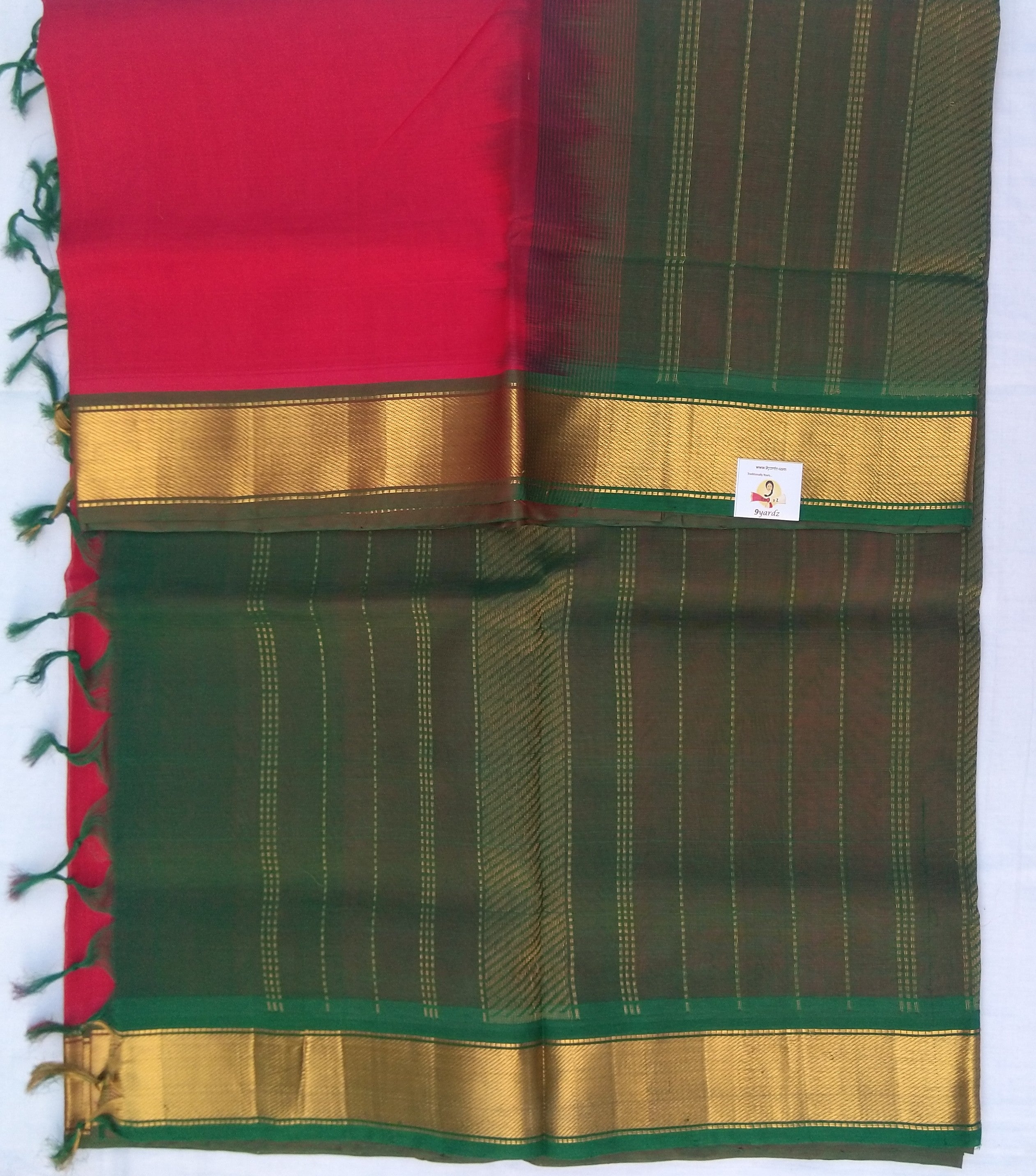 Pure silk cotton -10 yards madisar- plain body