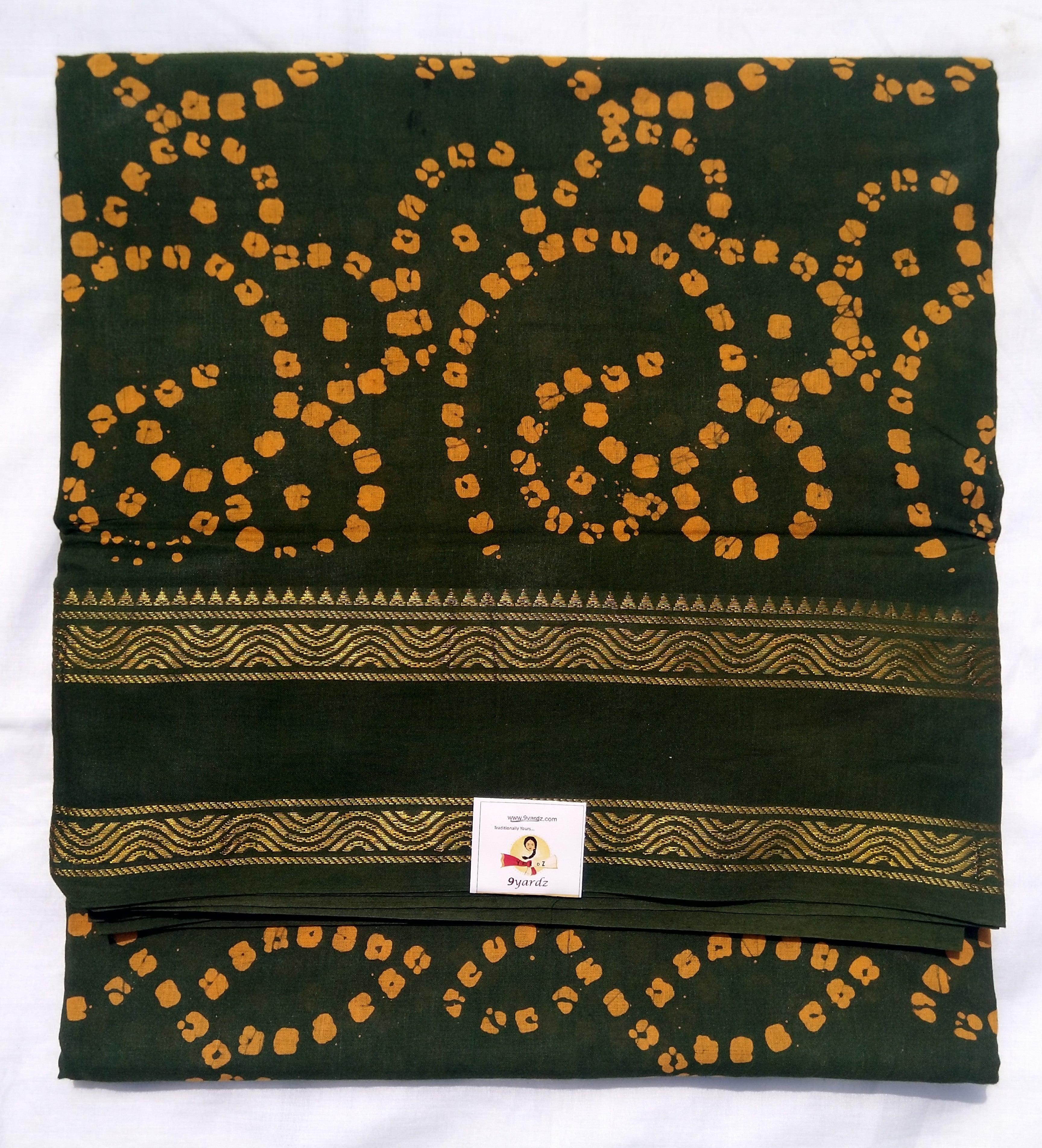 Sungudi cotton 9.5 yards madisar