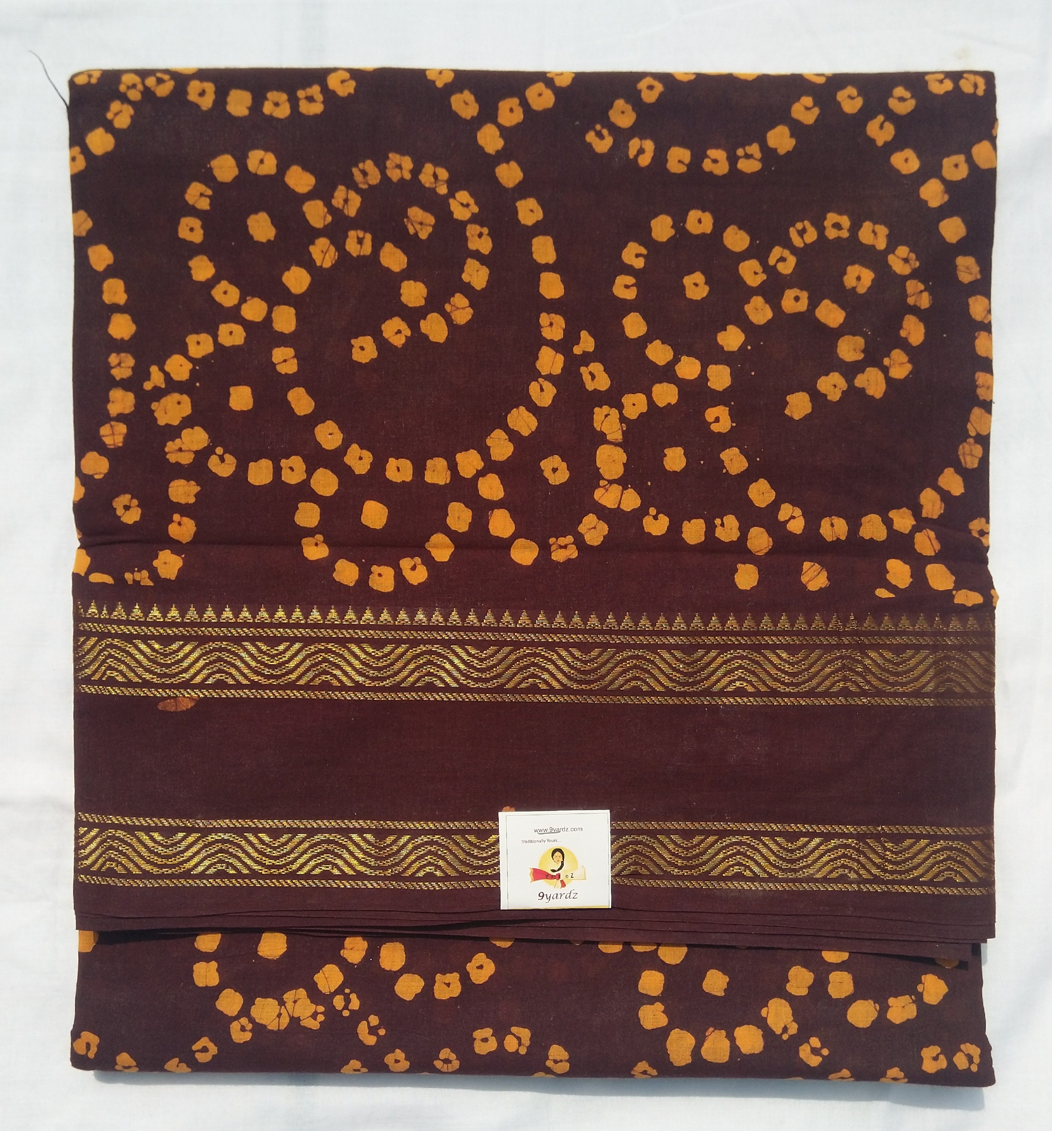 Sungudi cotton 9.5 yards madisar