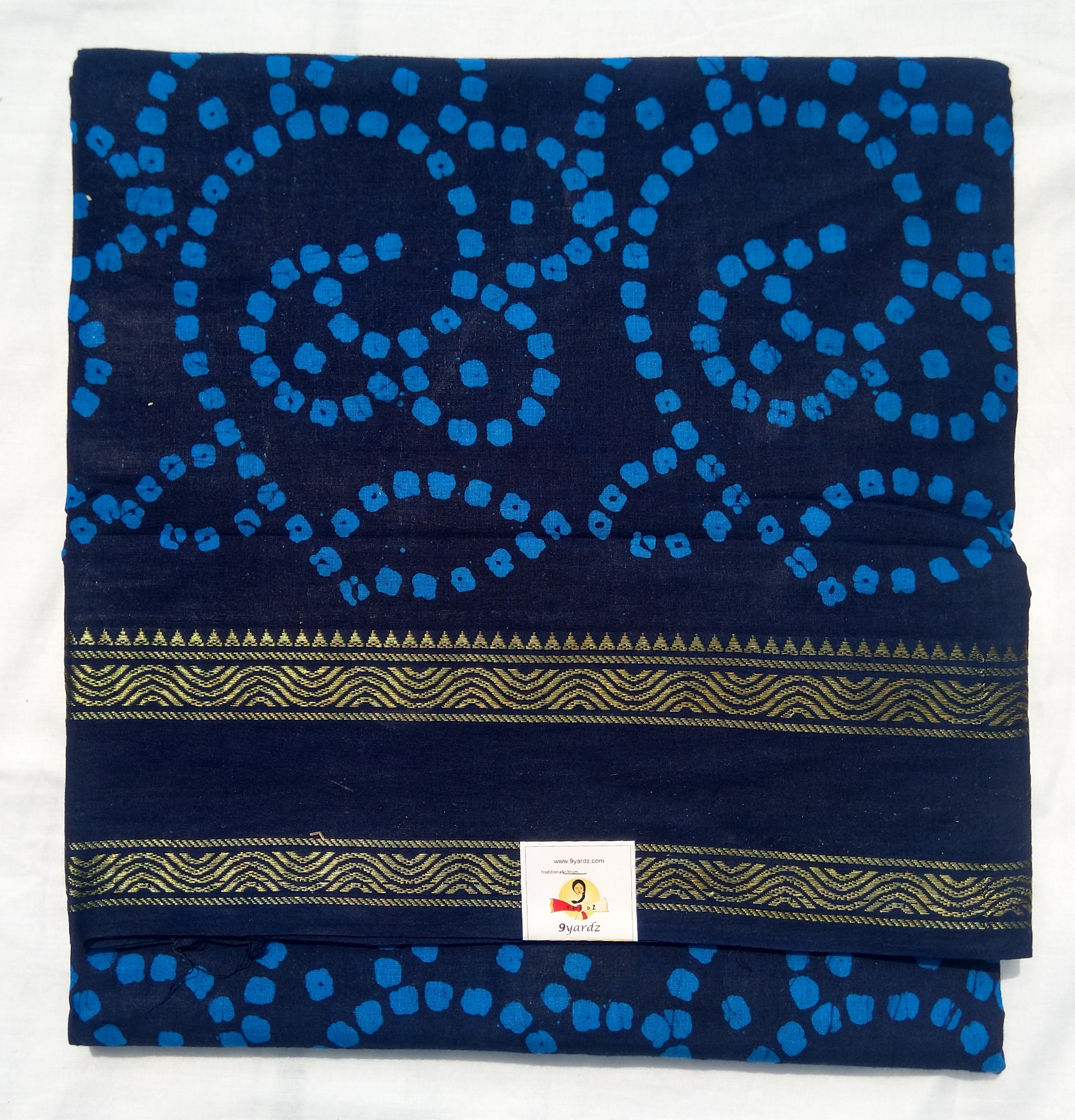 Sungudi cotton 9.5 yards madisar