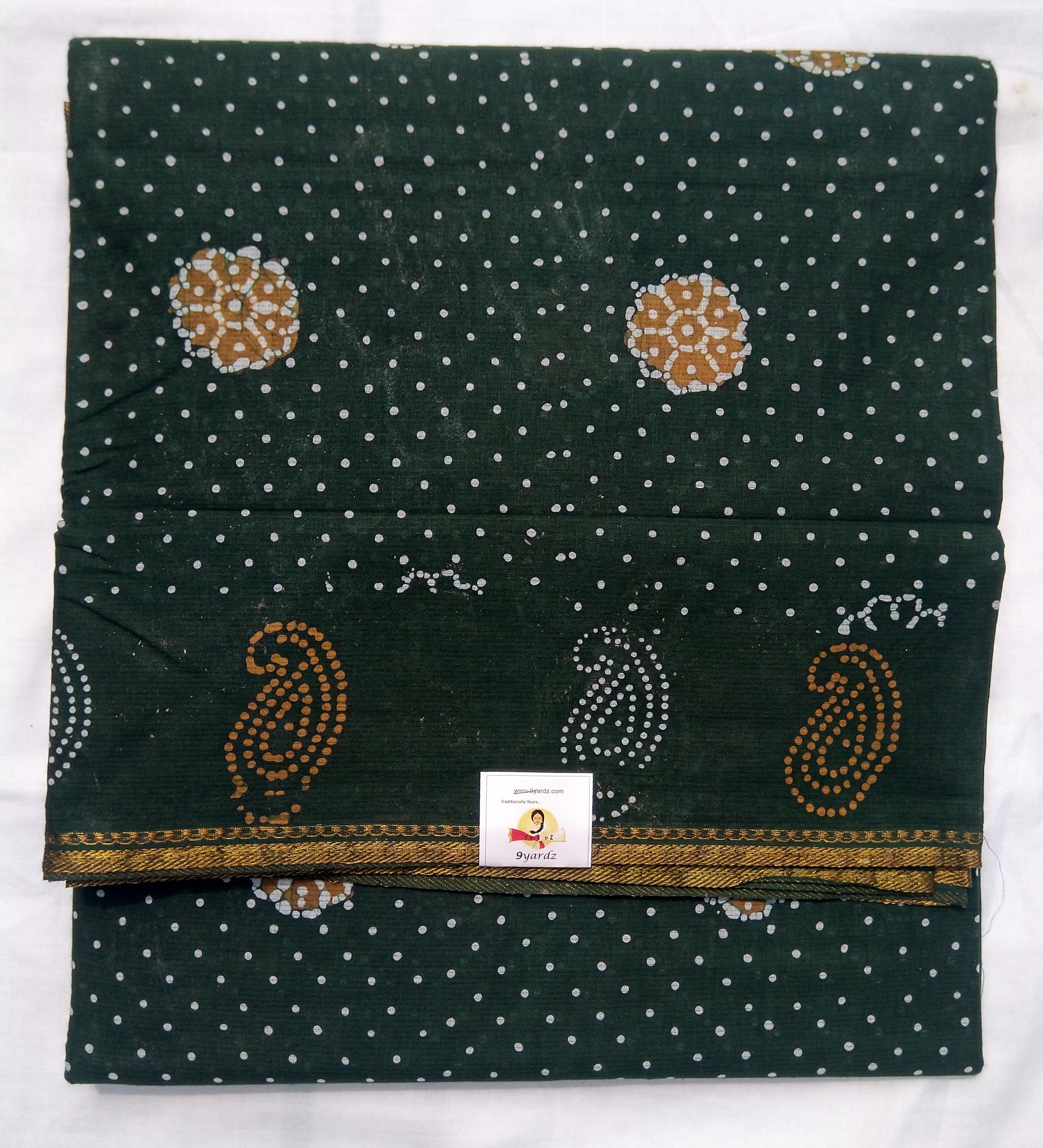 Sungudi cotton 9.5 yards madisar