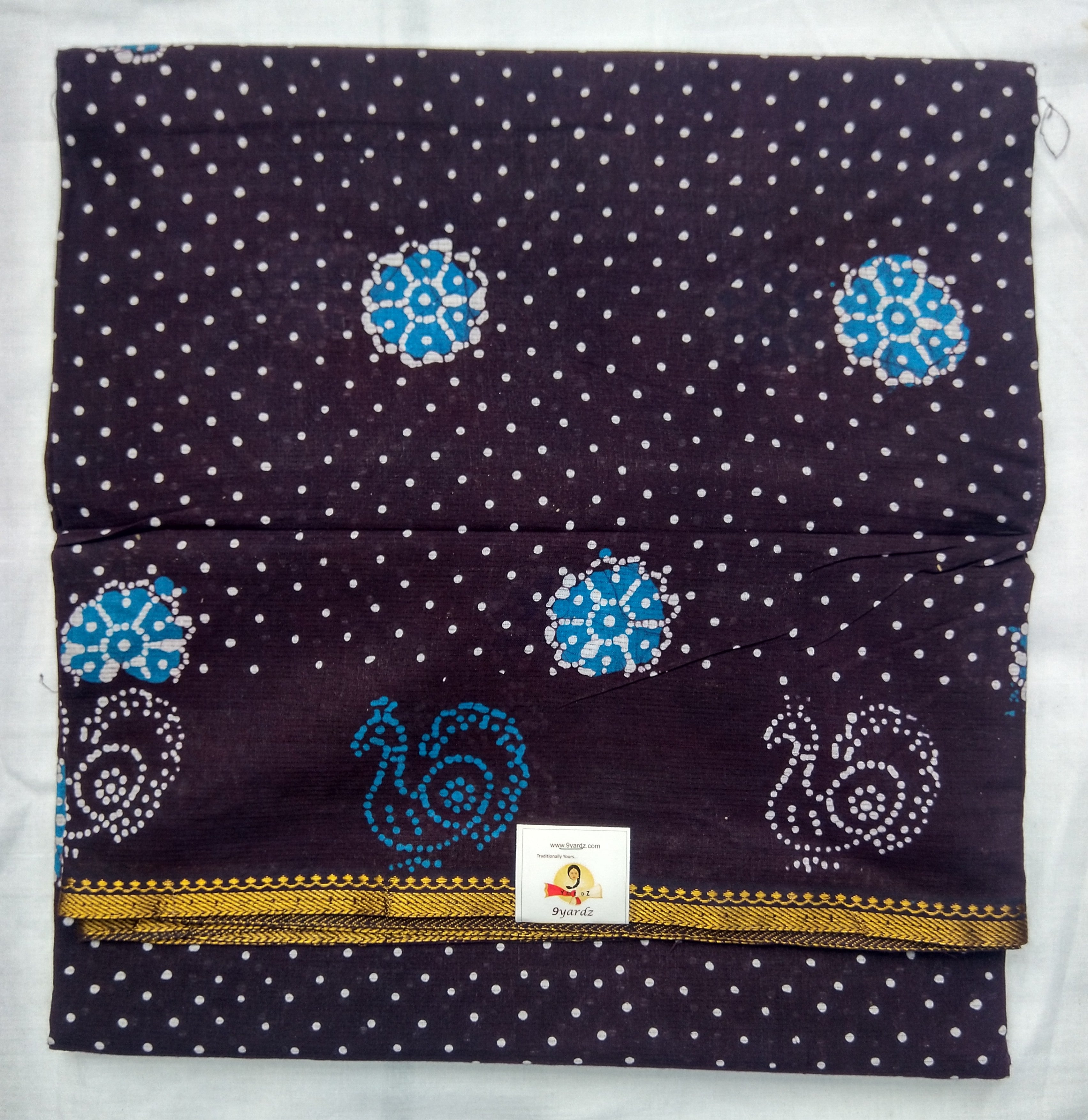 Sungudi cotton 9.5 yards madisar