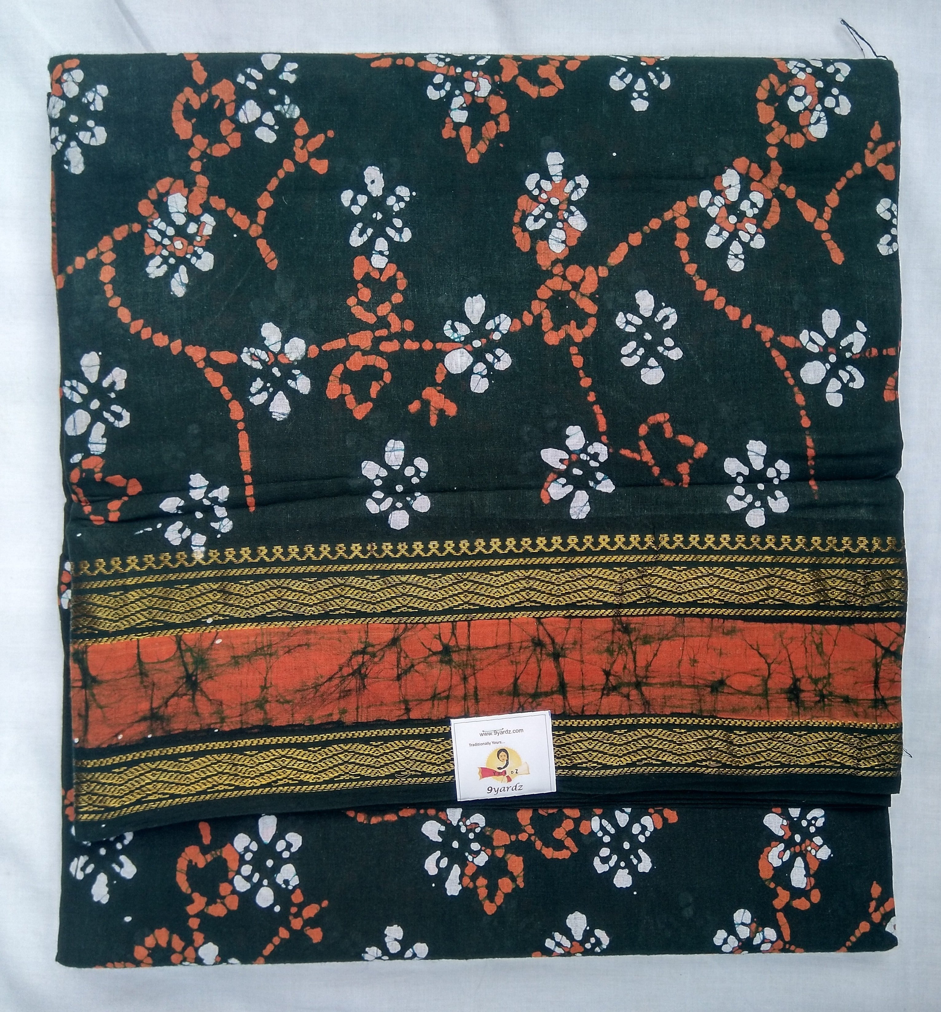 Sungudi cotton 9.5 yards madisar