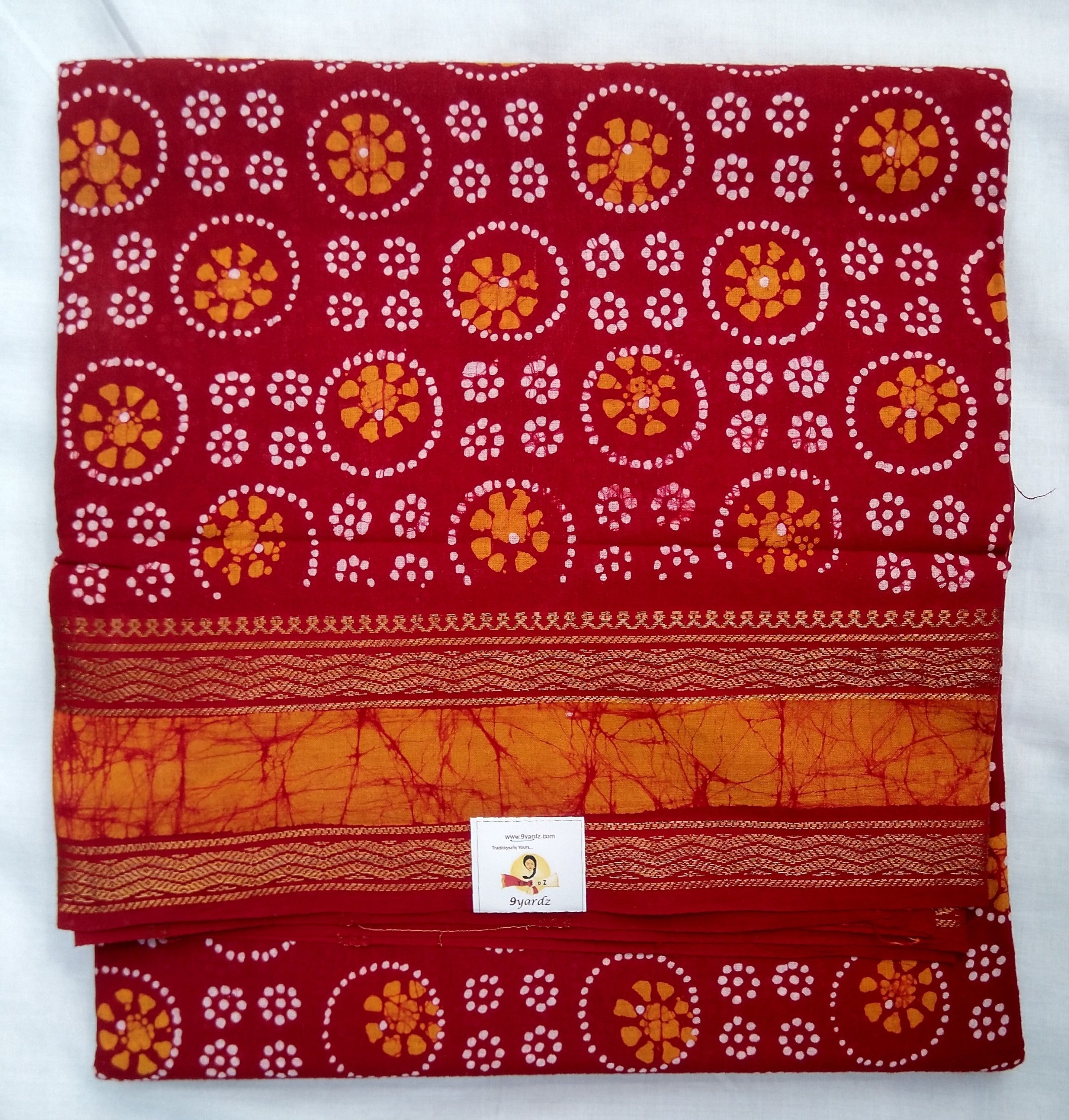 Sungudi cotton 9.5 yards madisar