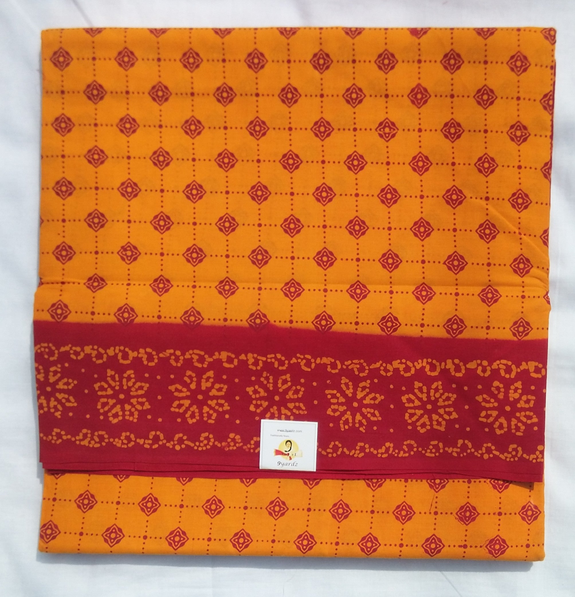 Sungudi cotton 10.5 yards madisar