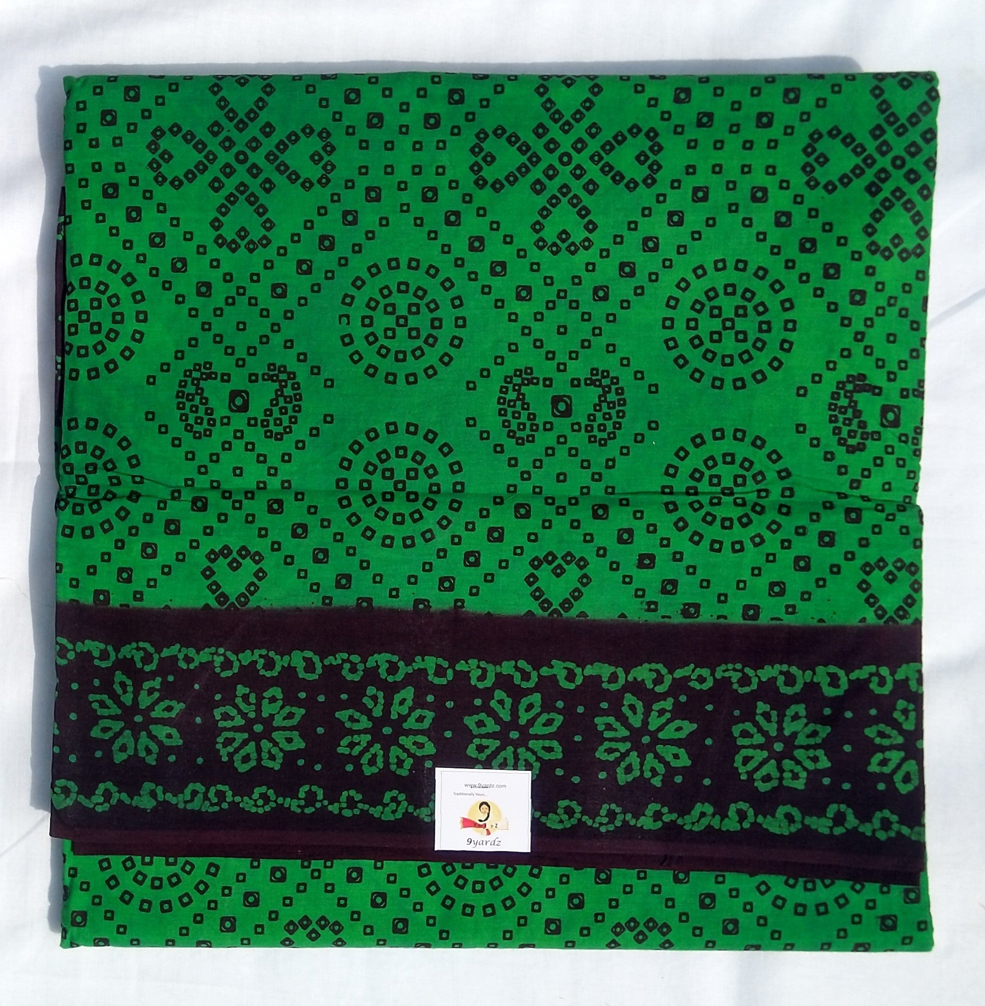 Sungudi cotton 10.5 yards madisar