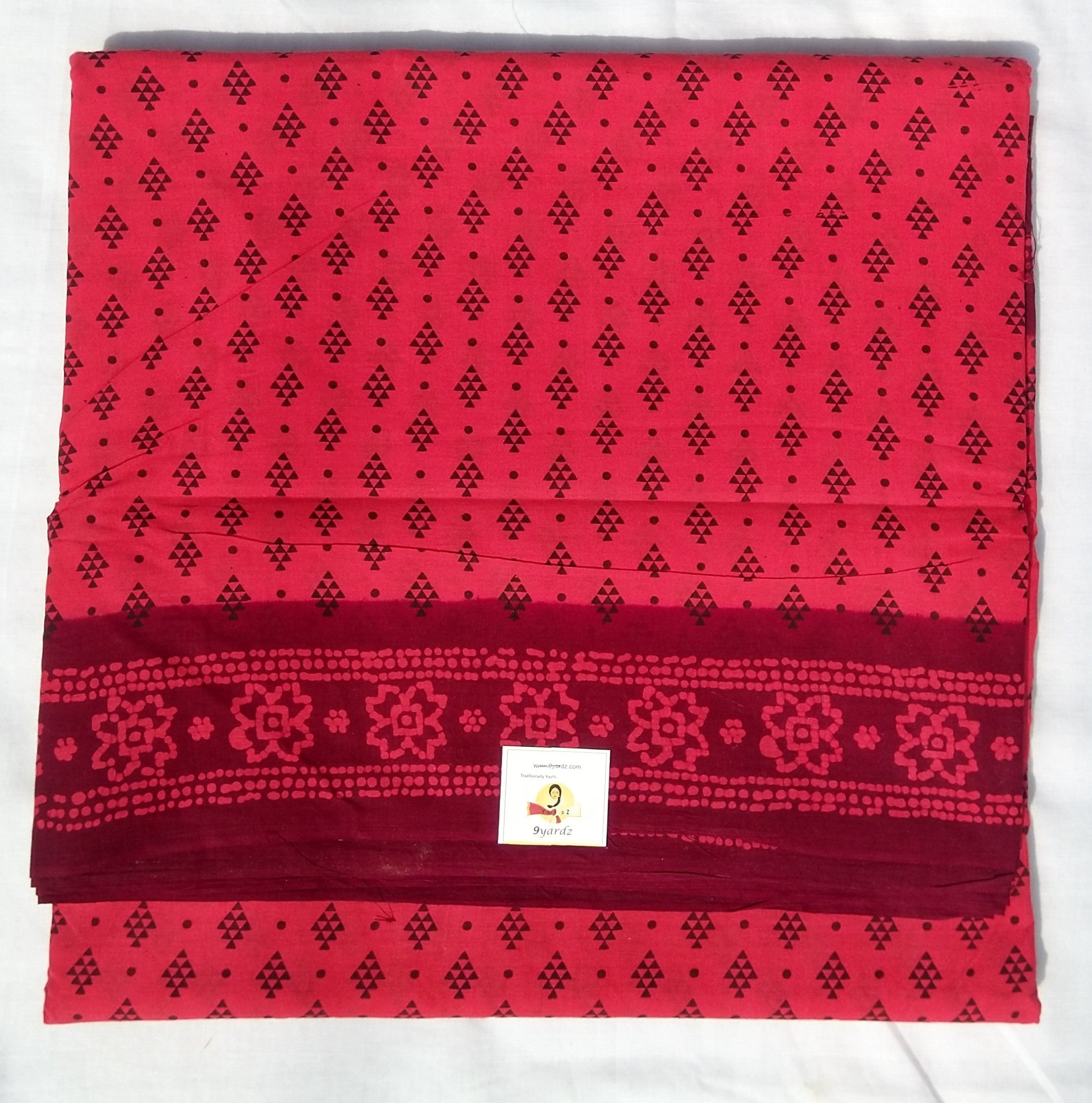 Sungudi cotton 10.5 yards madisar: double pallu