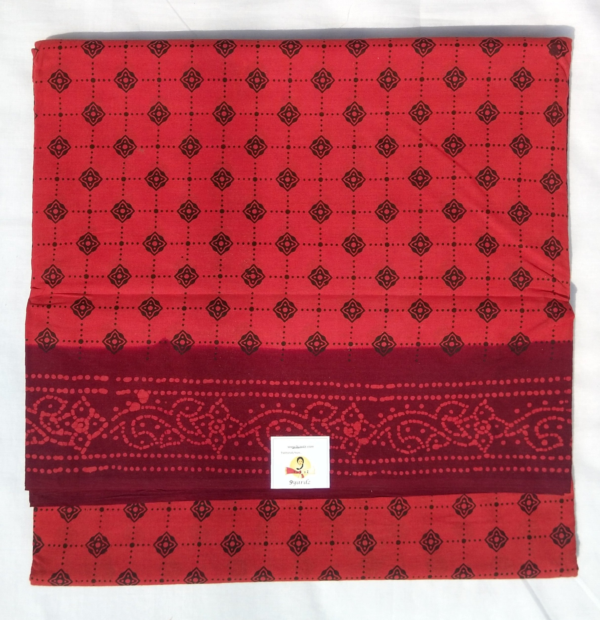 Sungudi cotton 10.5 yards madisar