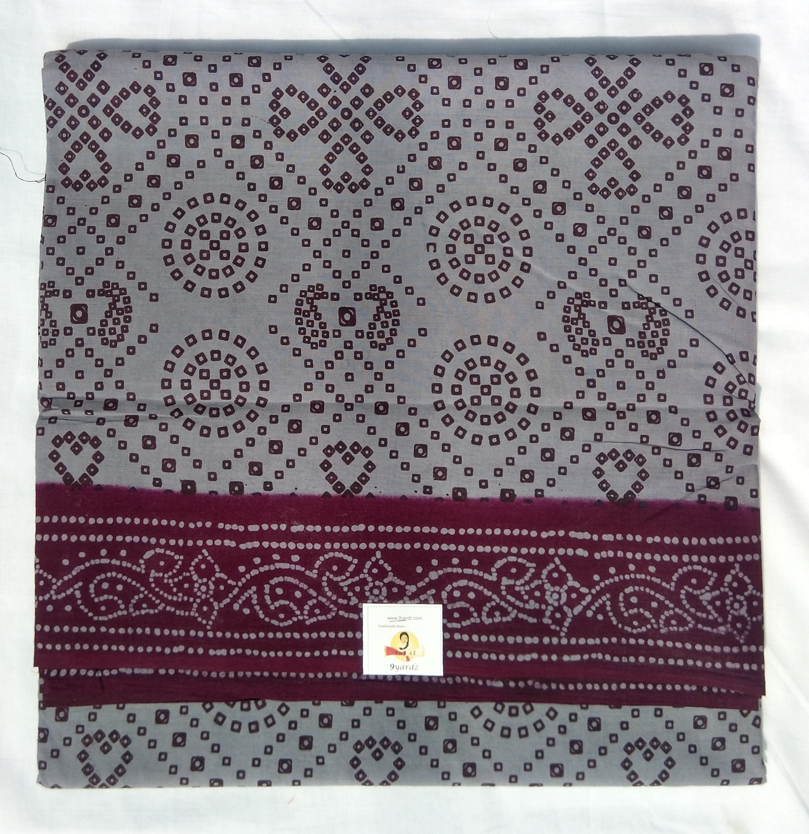 Sungudi cotton 10.5 yards madisar: double pallu
