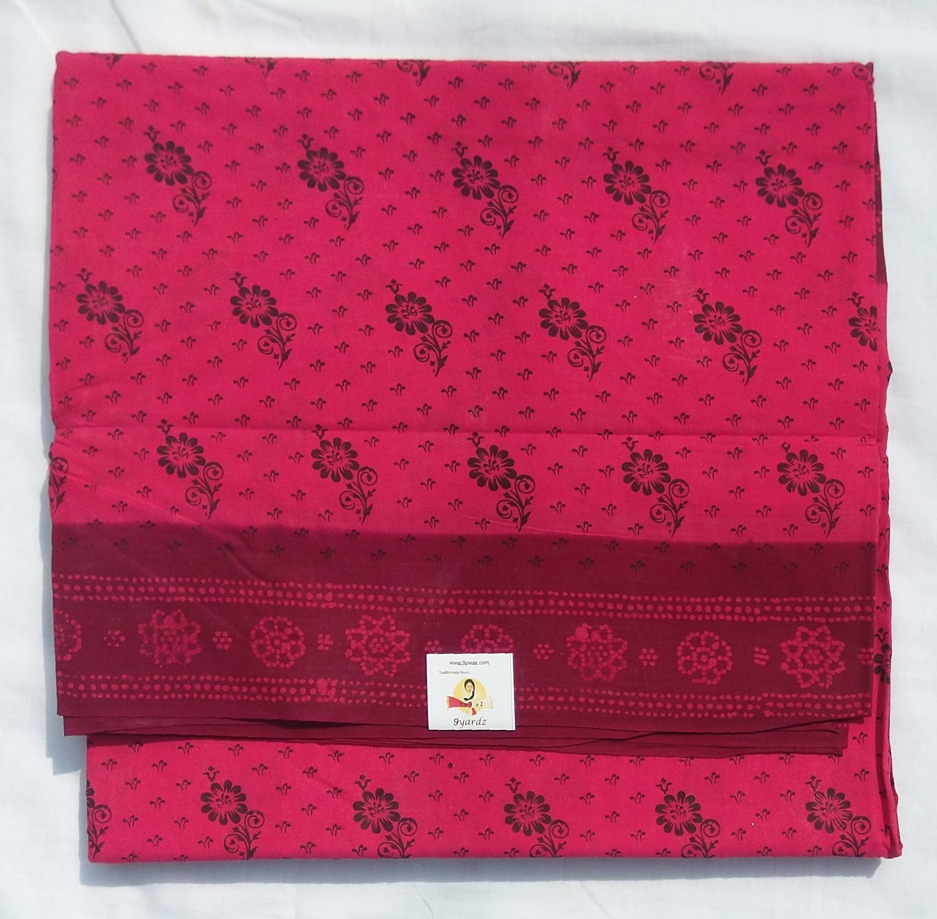 Sungudi cotton 10.5 yards madisar