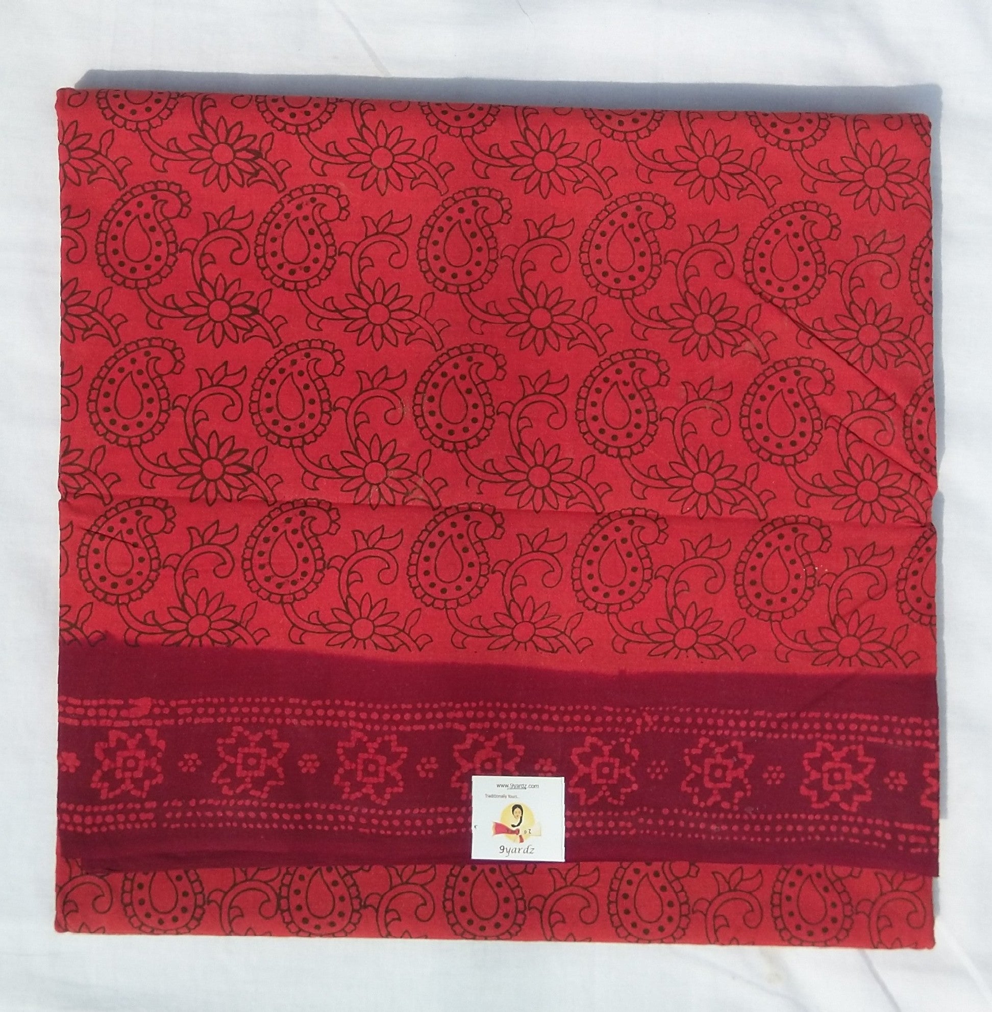 Sungudi cotton 10.5 yards madisar