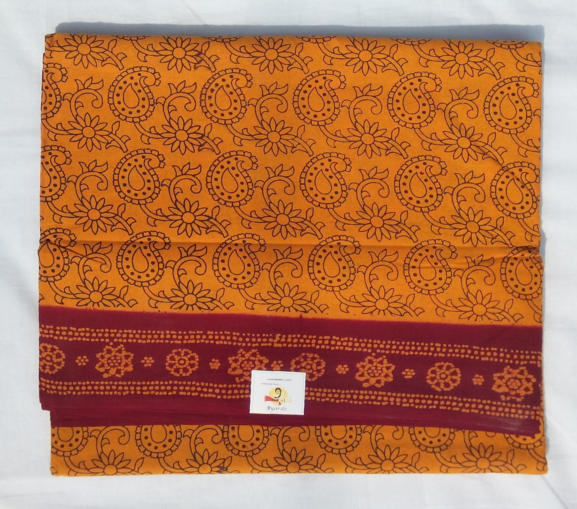 Sungudi cotton 10.5 yards madisar: double pallu