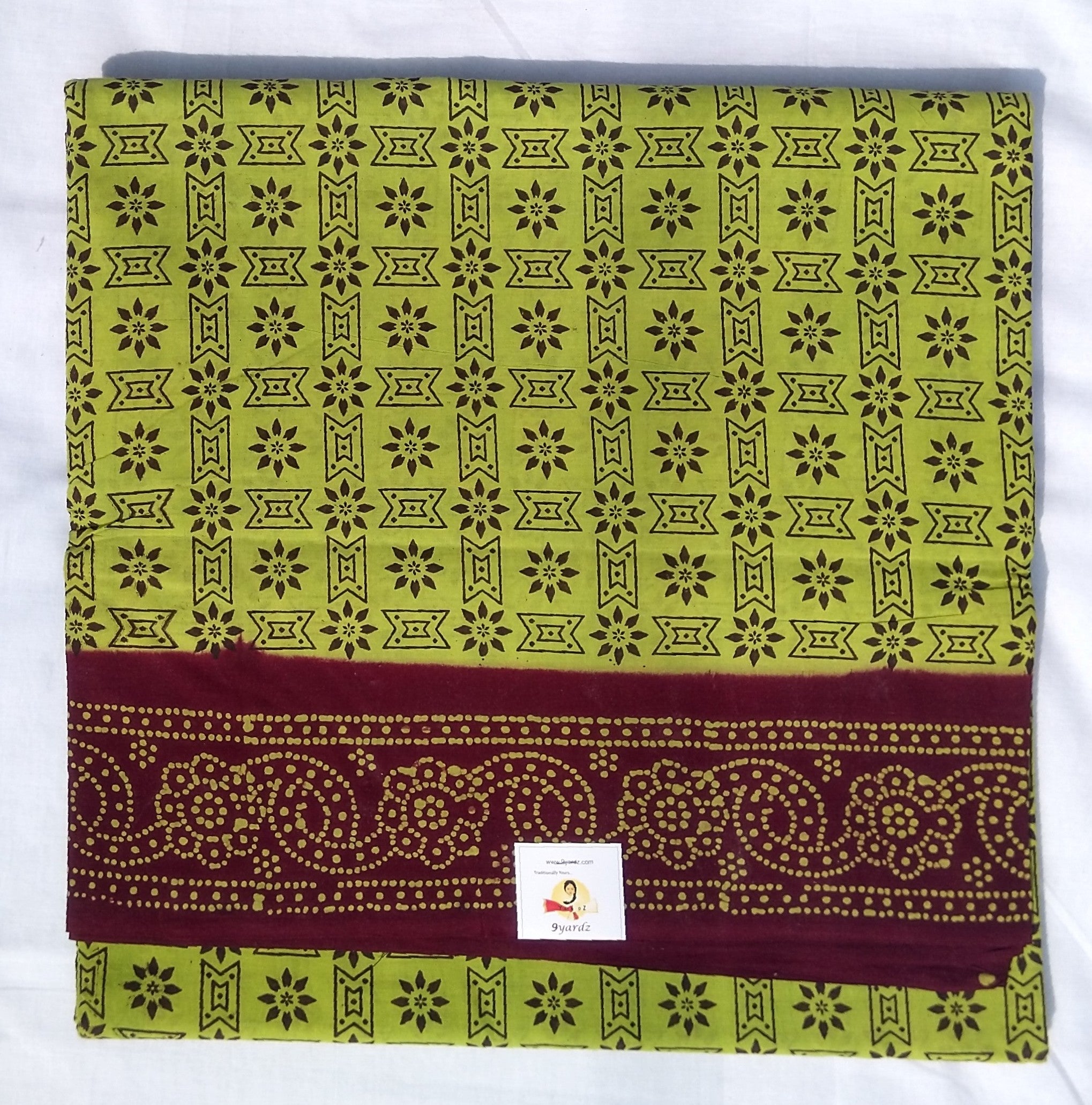 Sungudi cotton 10.5 yards madisar