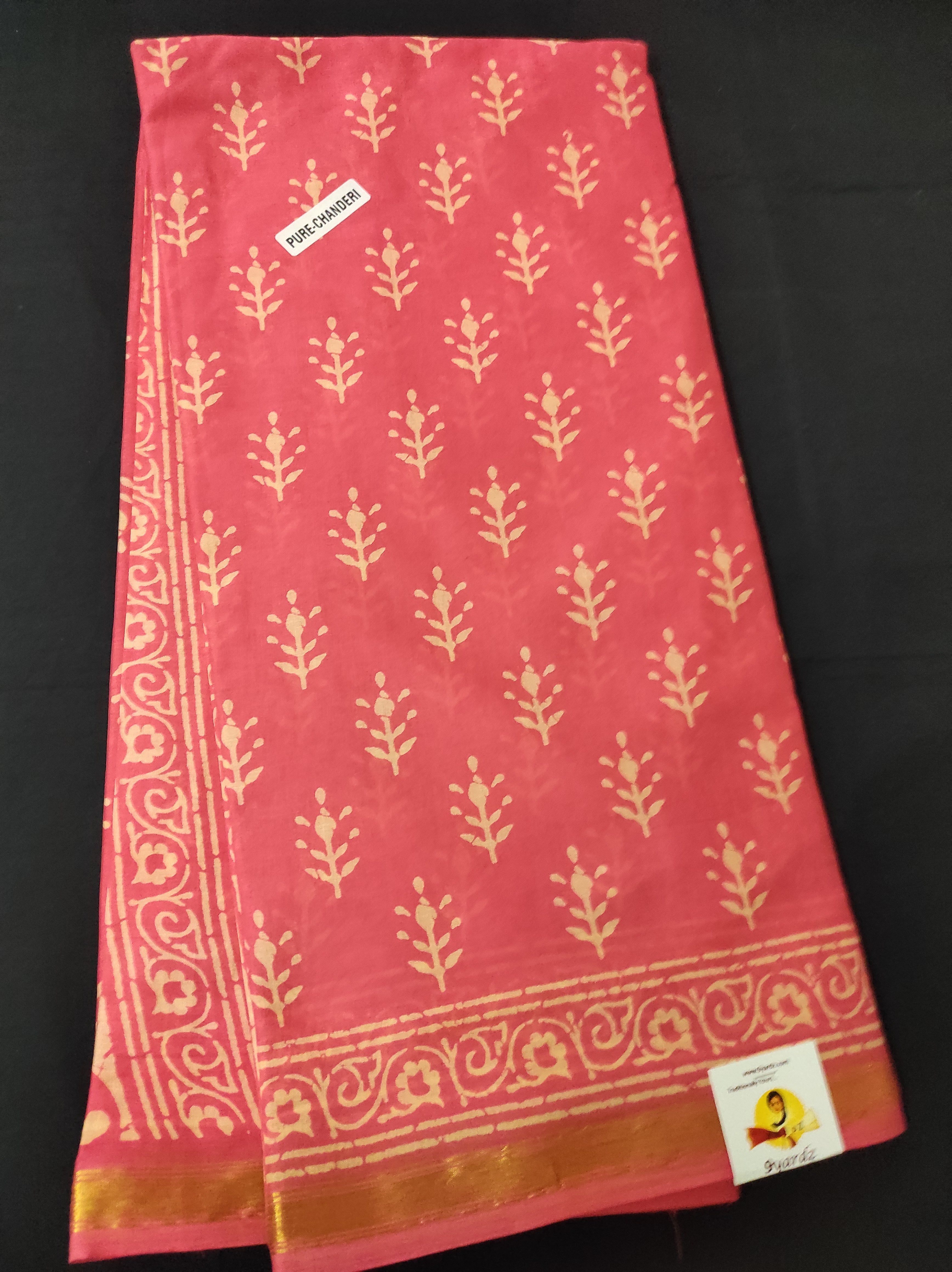Chanderi cotton 6 yards