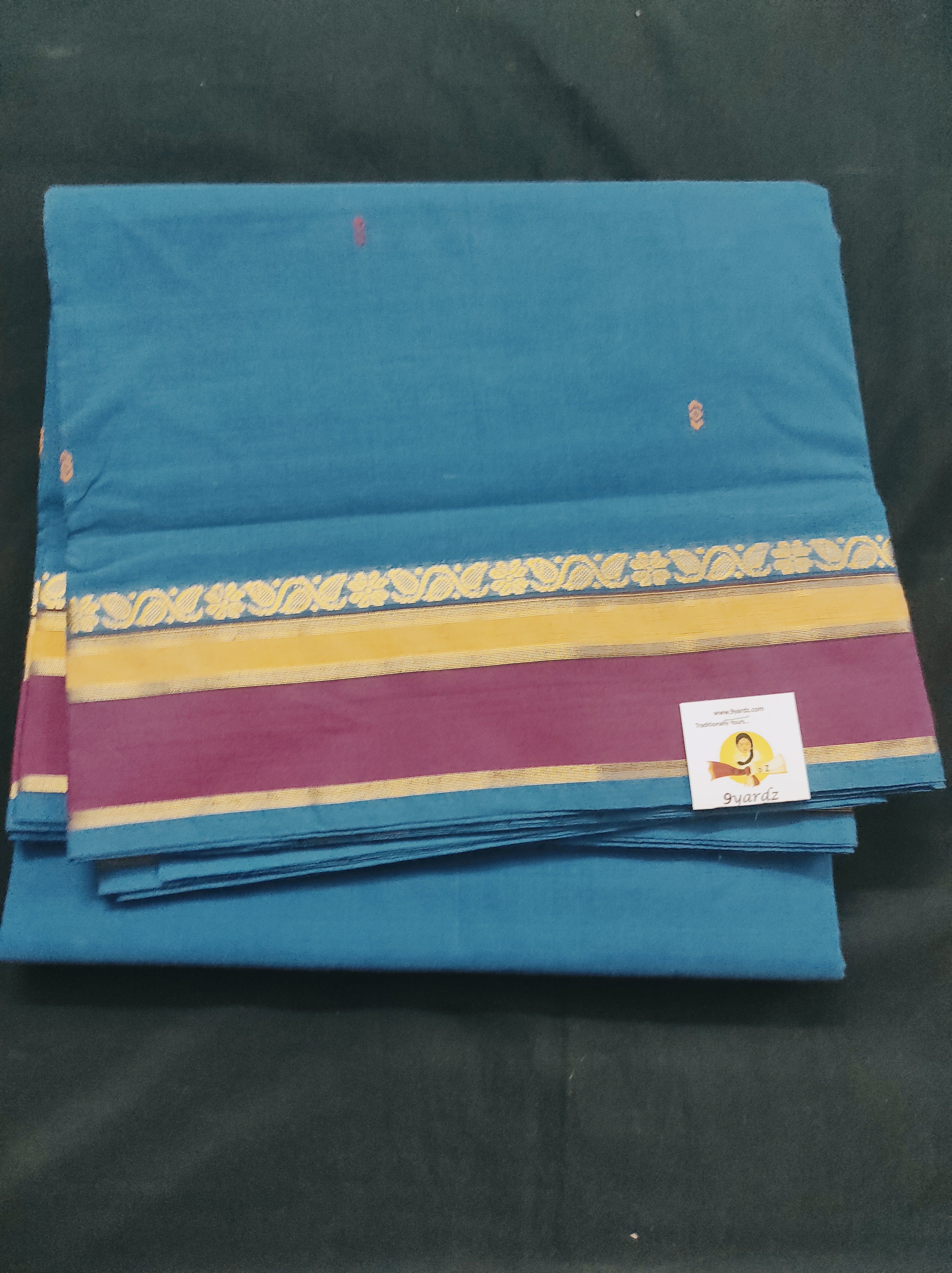 Chettinadu / Karaikudi cotton 8 metres saree
