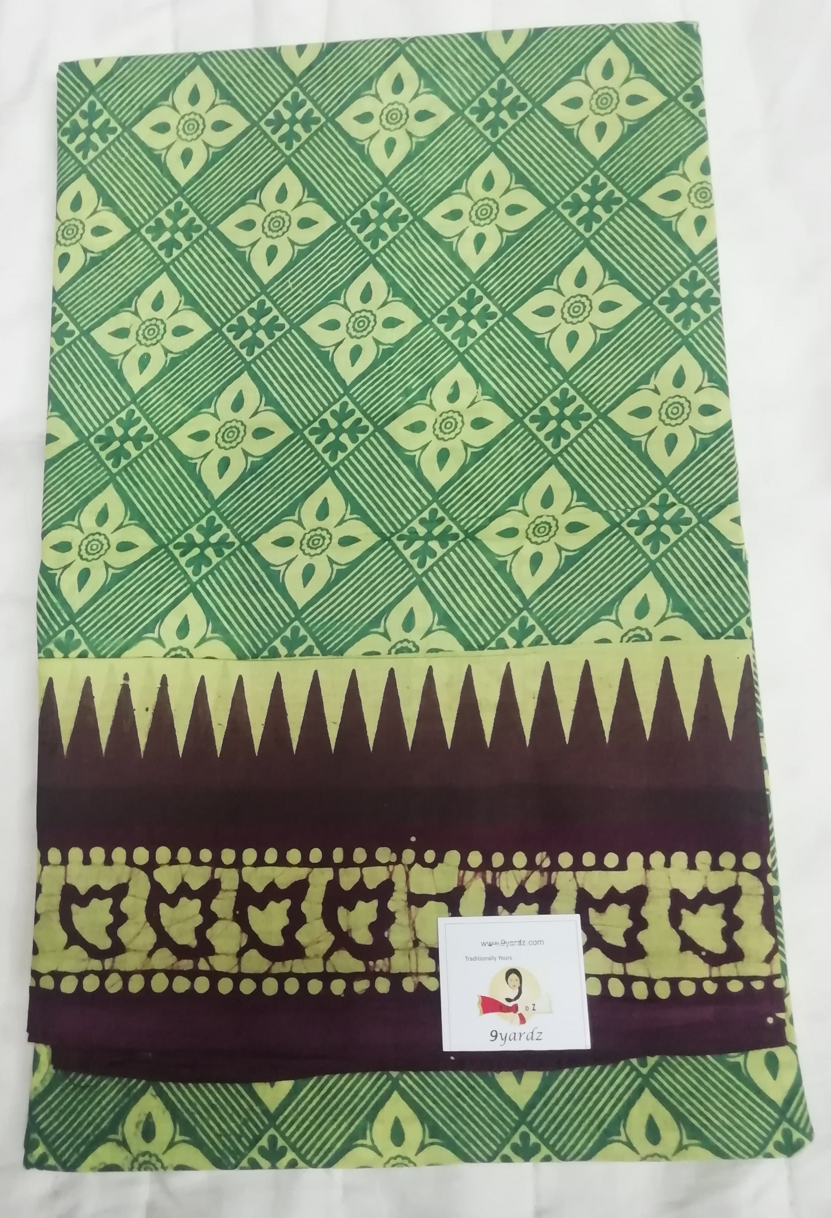 Mercerised cotton 5.5yardz