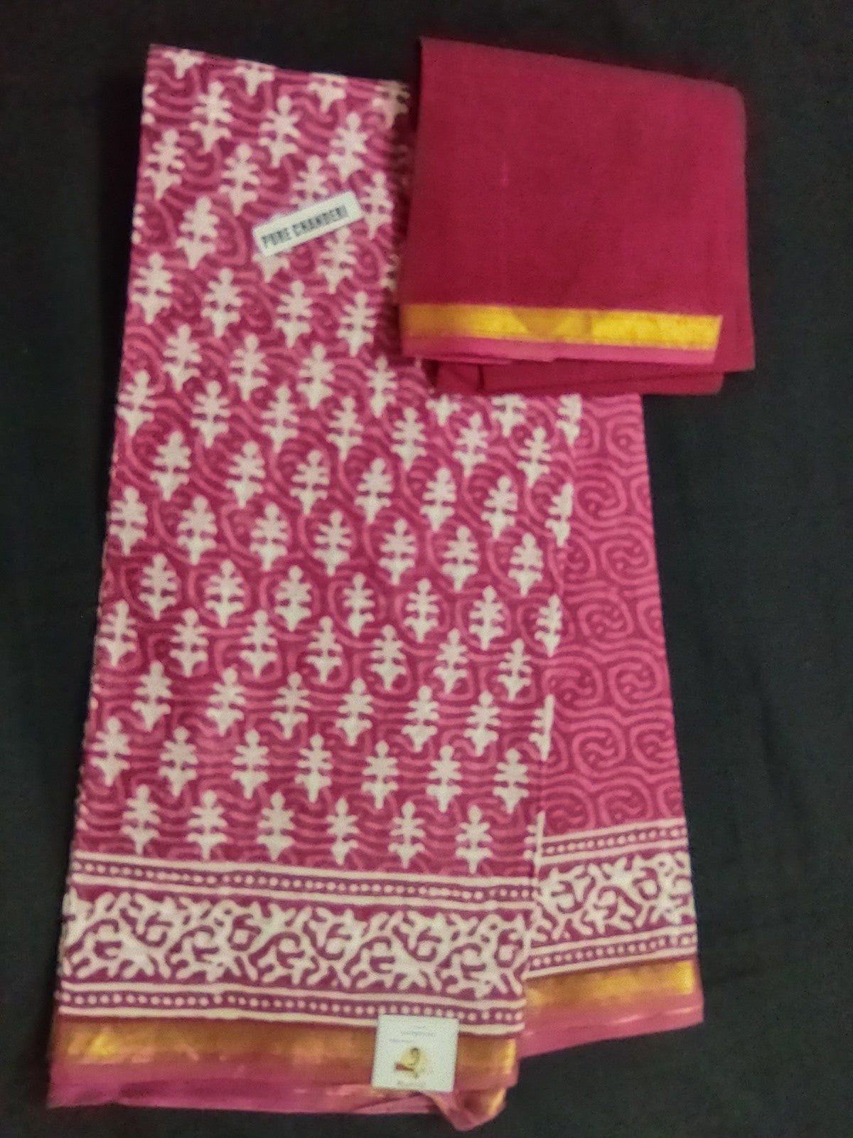 Chanderi cotton 6 yards