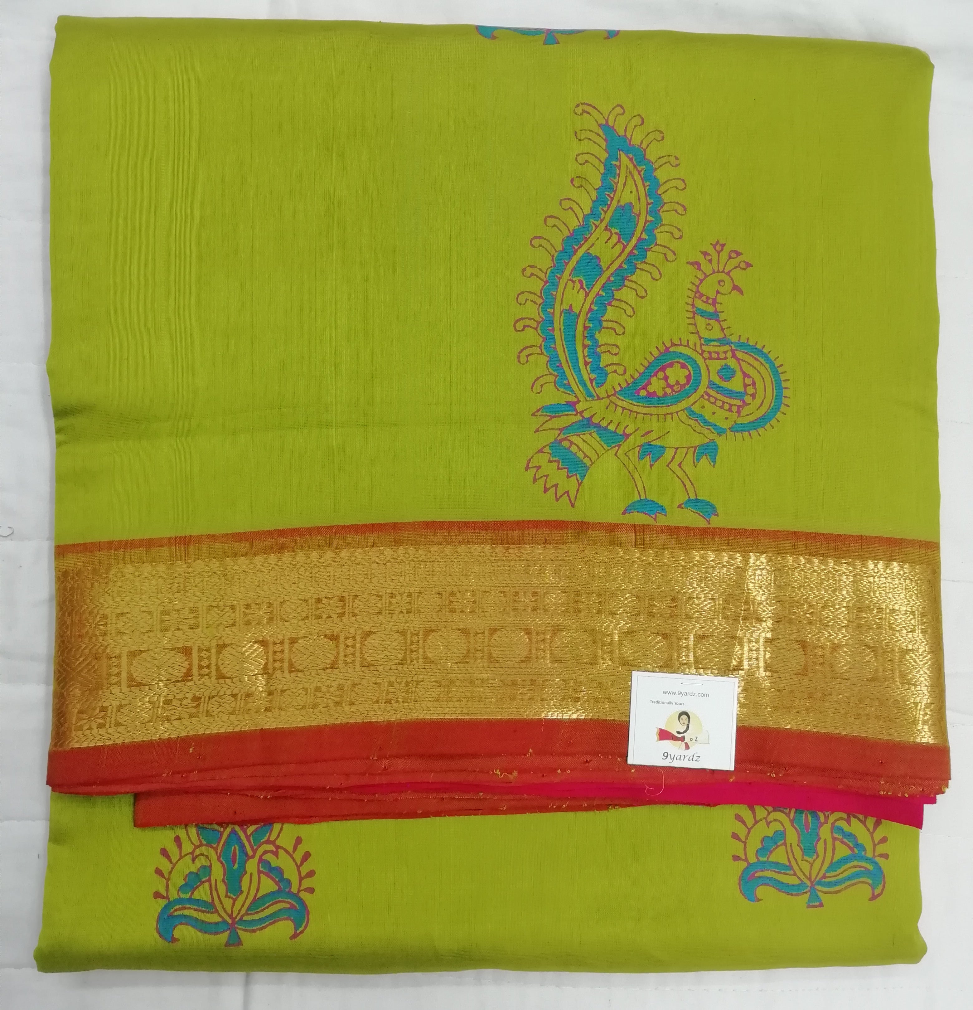 Pure silk cotton, printed -10 yards madisar