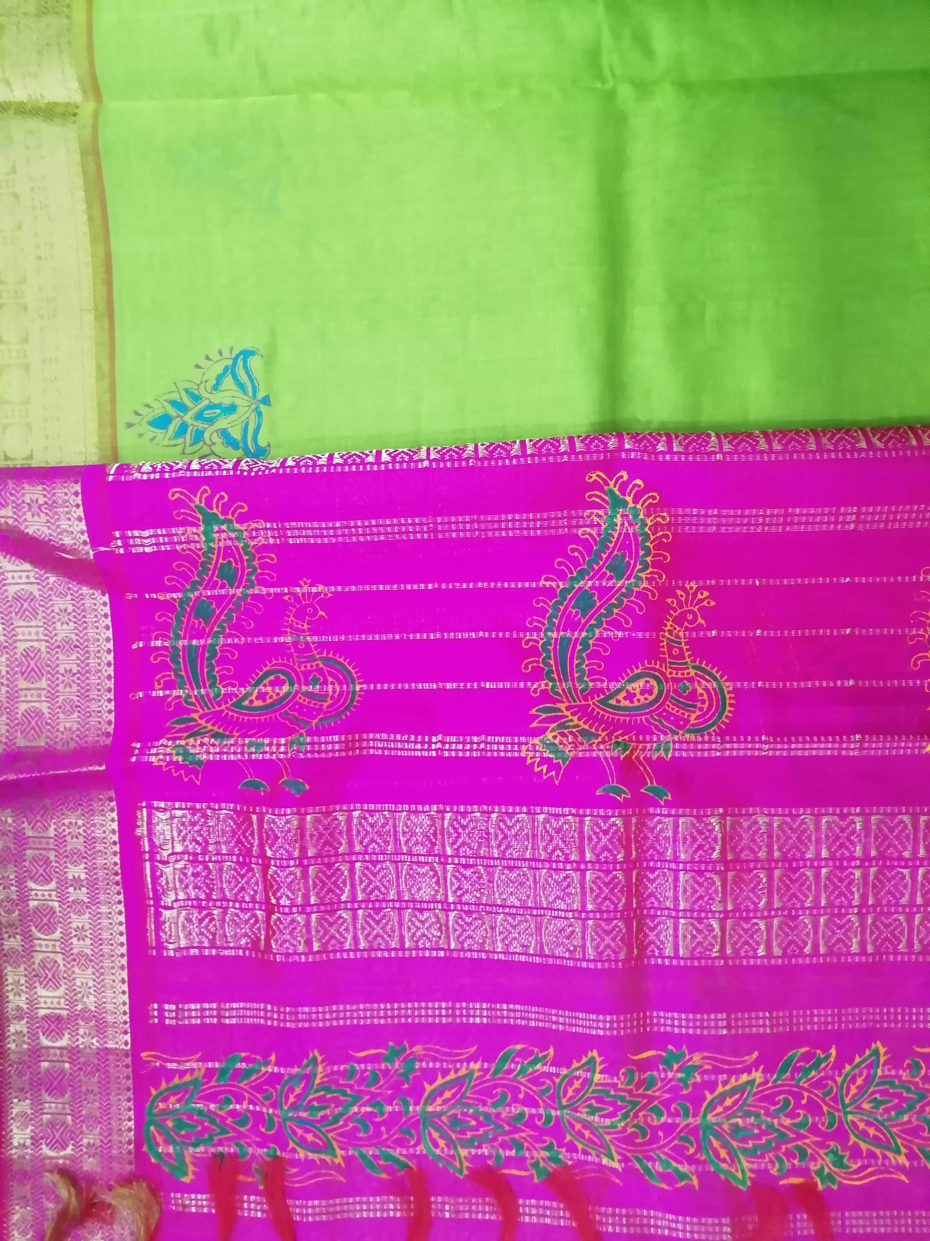 Pure silk cotton, printed -10 yards madisar