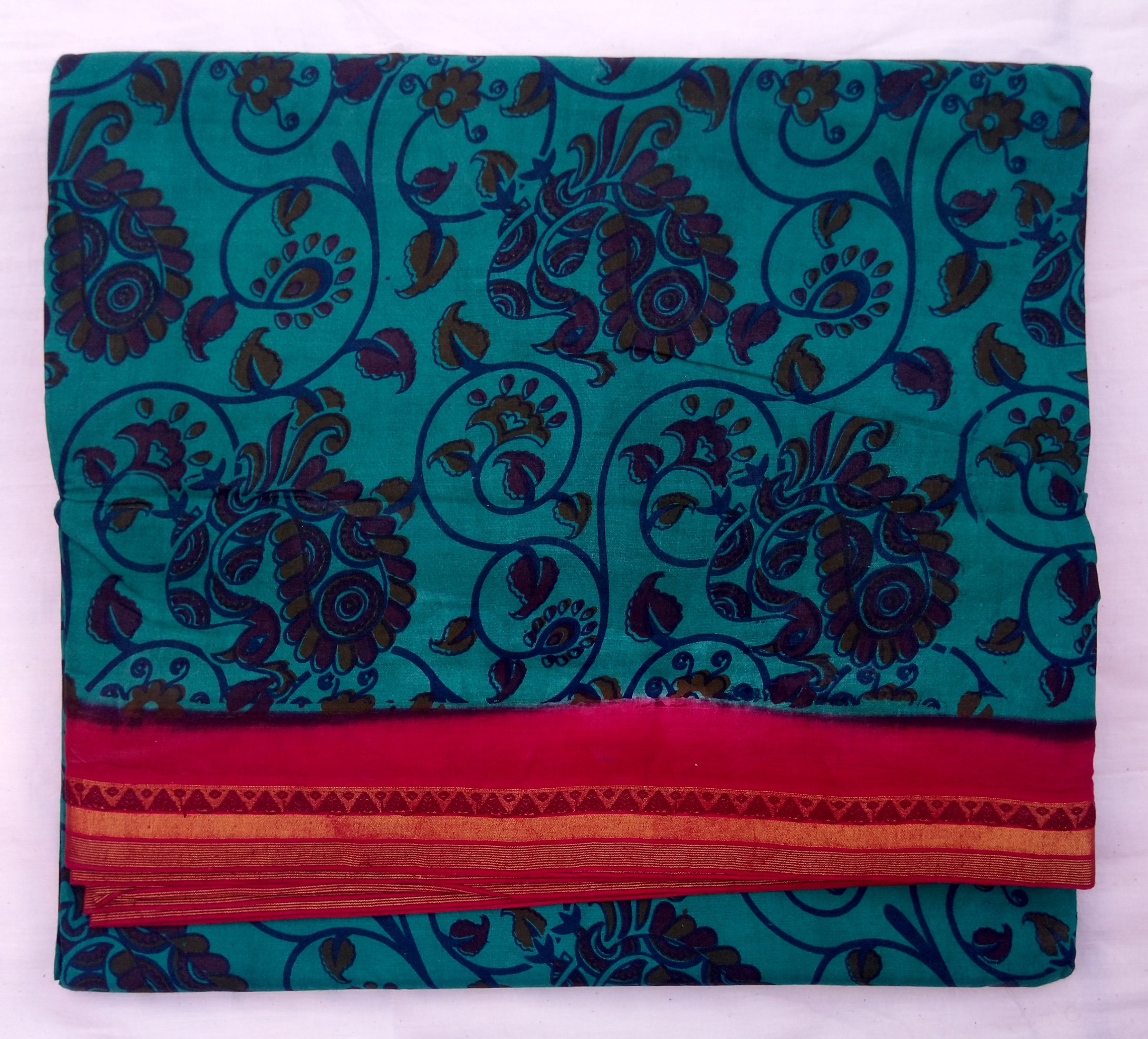 Colour Kalamkari Design- 10.5 yards