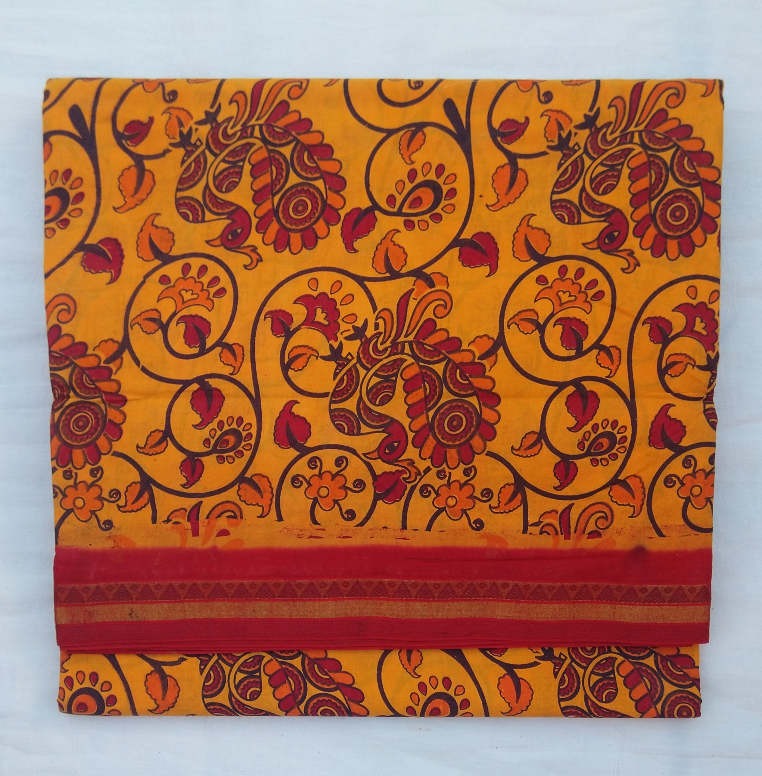 Colour Kalamkari Design- 10.5 yards