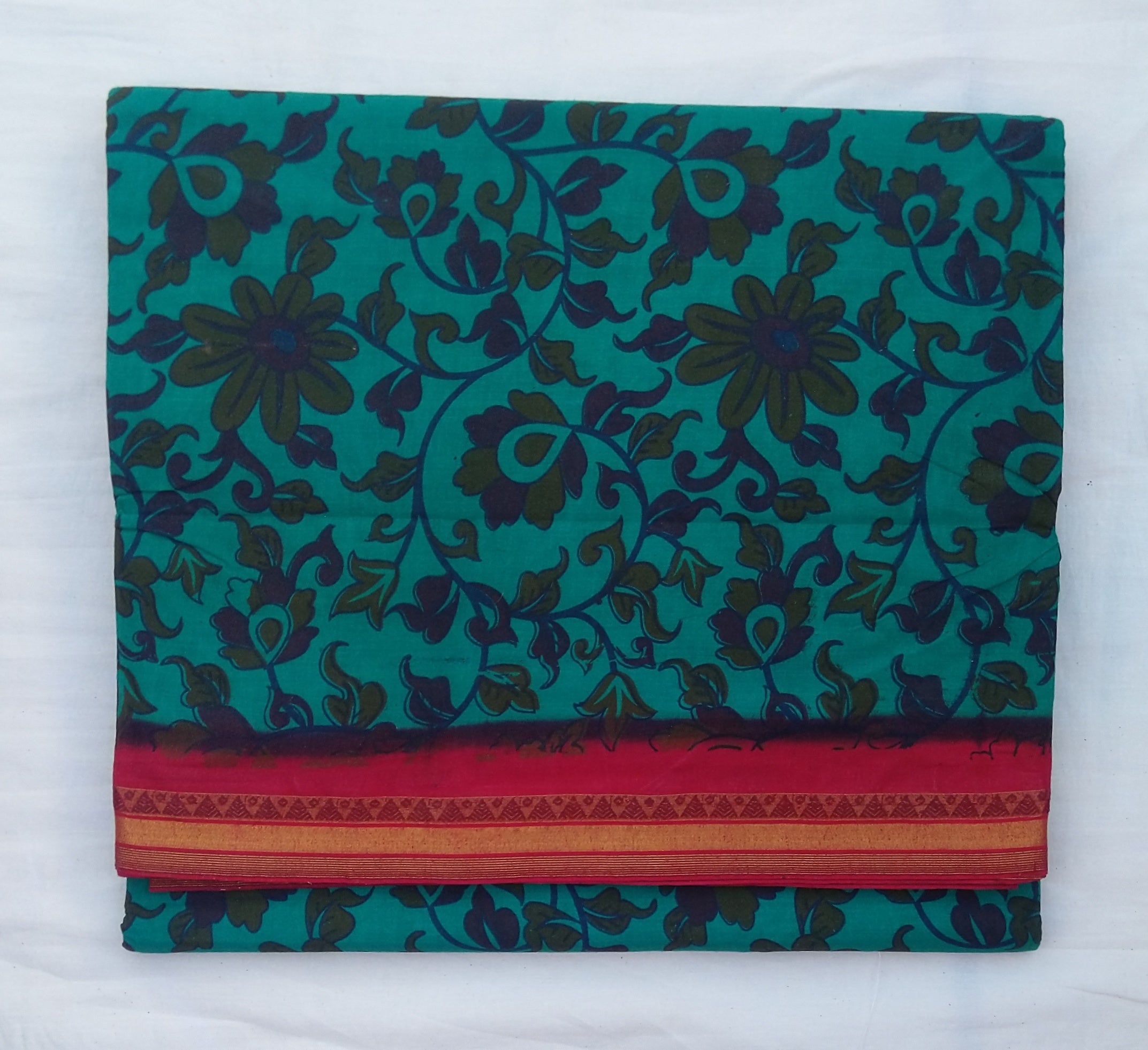 Colour Kalamkari Design- 10.5 yards