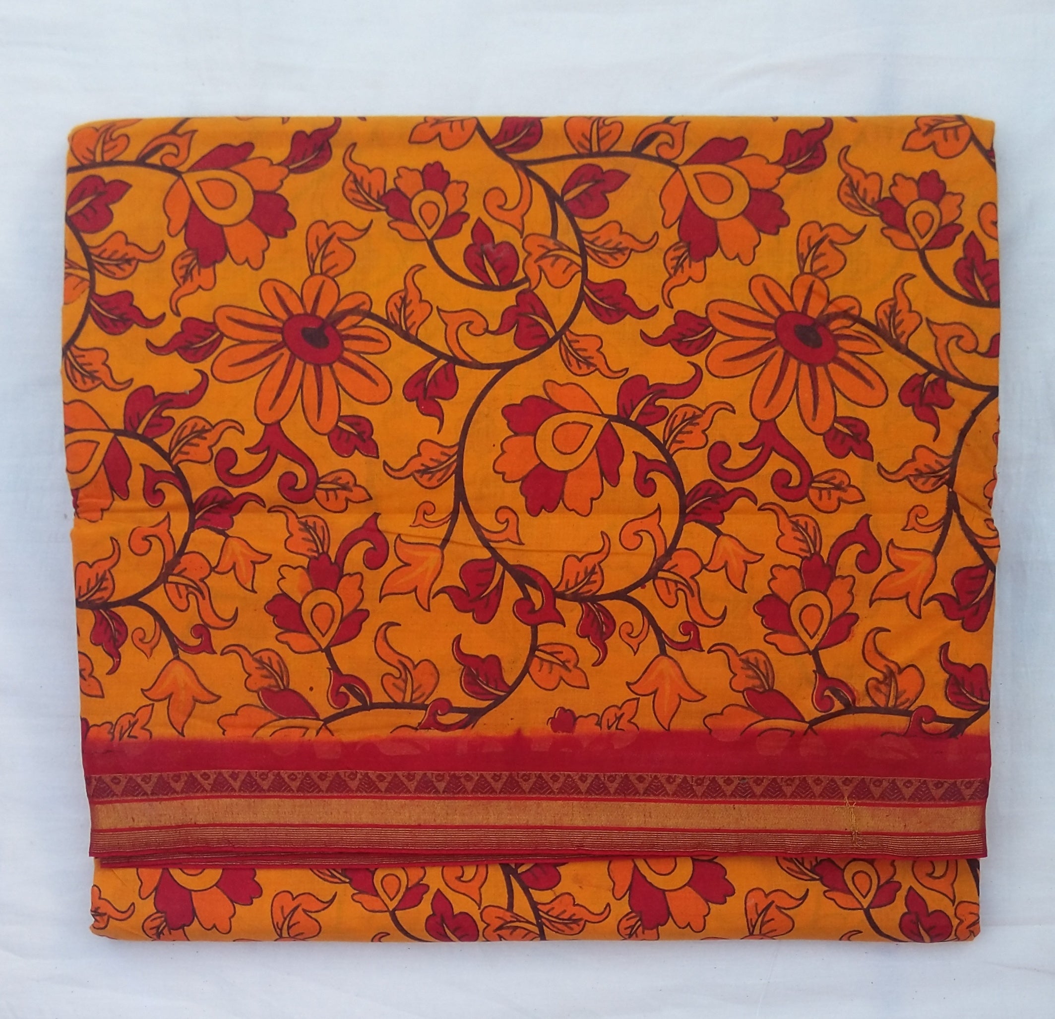 Colour Kalamkari Design- 10.5 yards