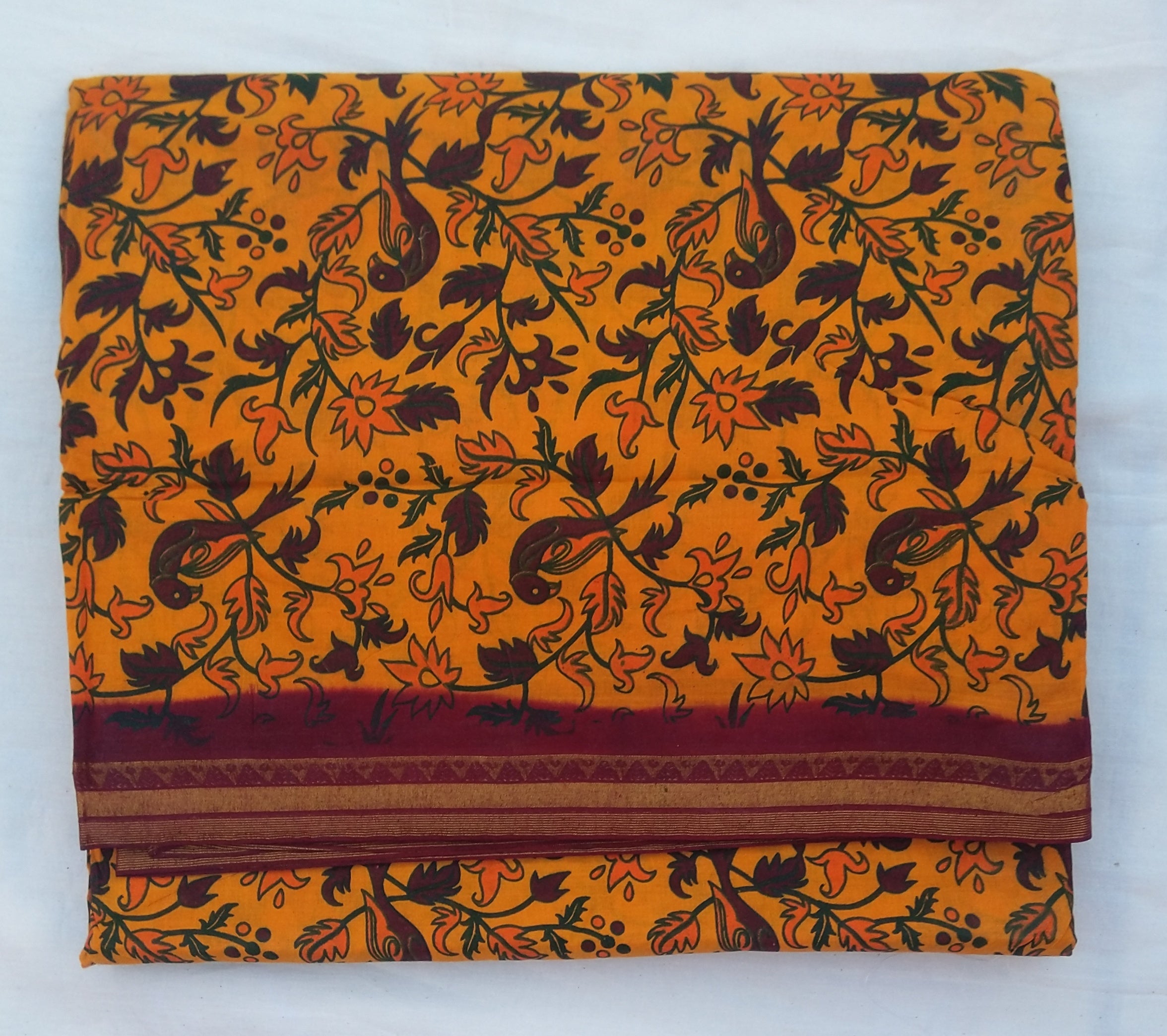 Colour Kalamkari Design- 10.5 yards