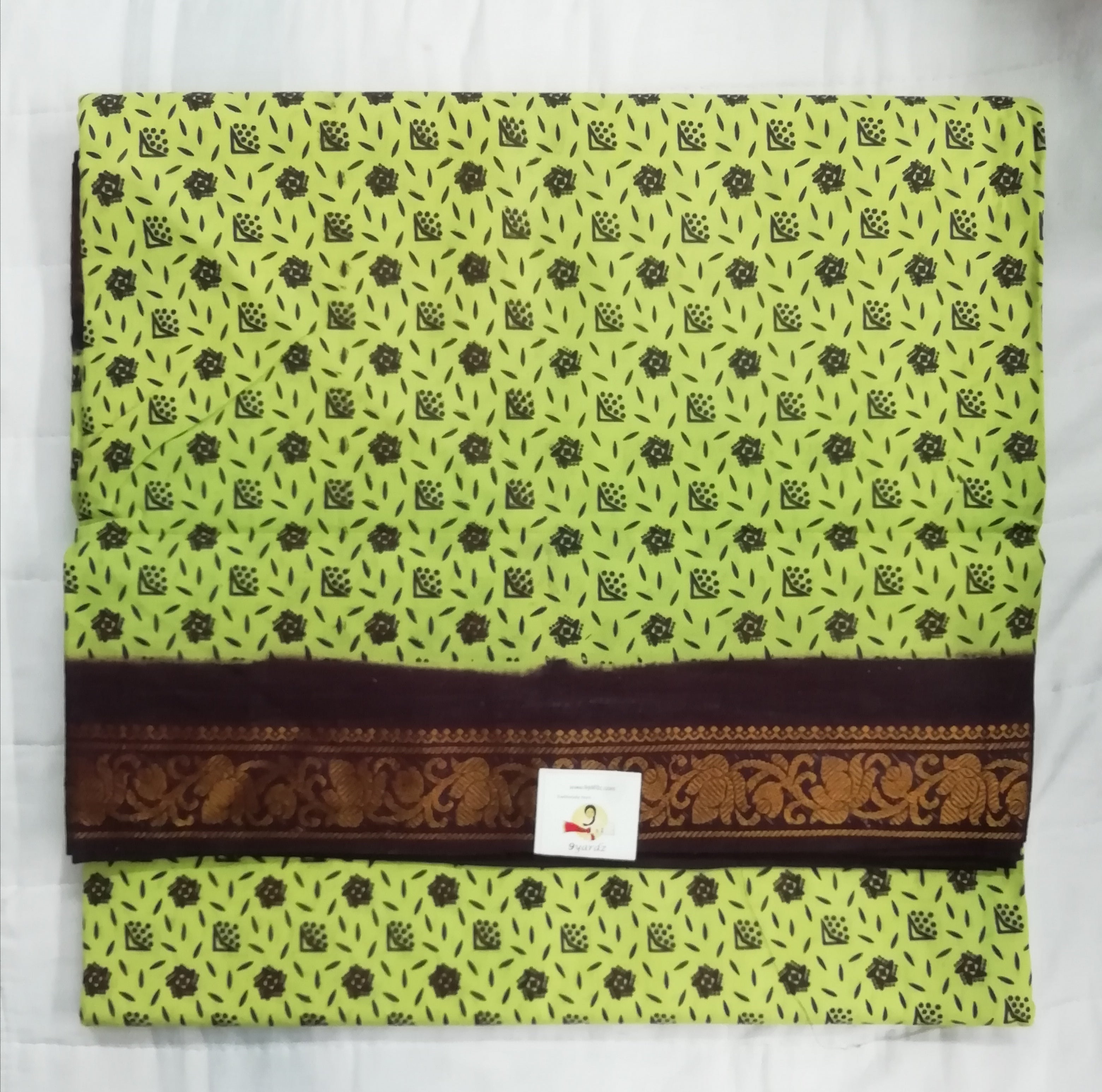Sungudi cotton 10.5 yards madisar
