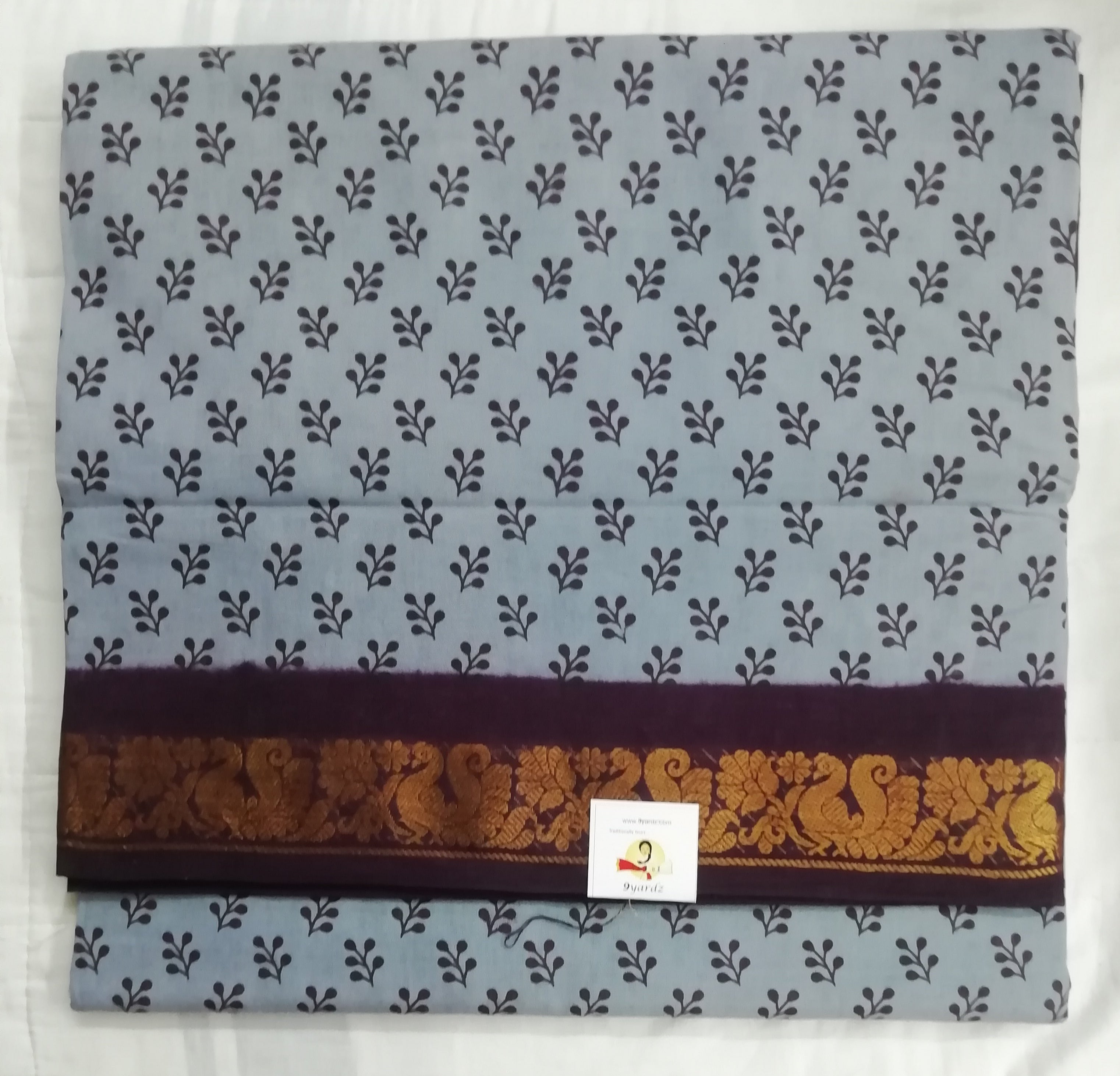 Sungudi cotton 10.5 yards madisar