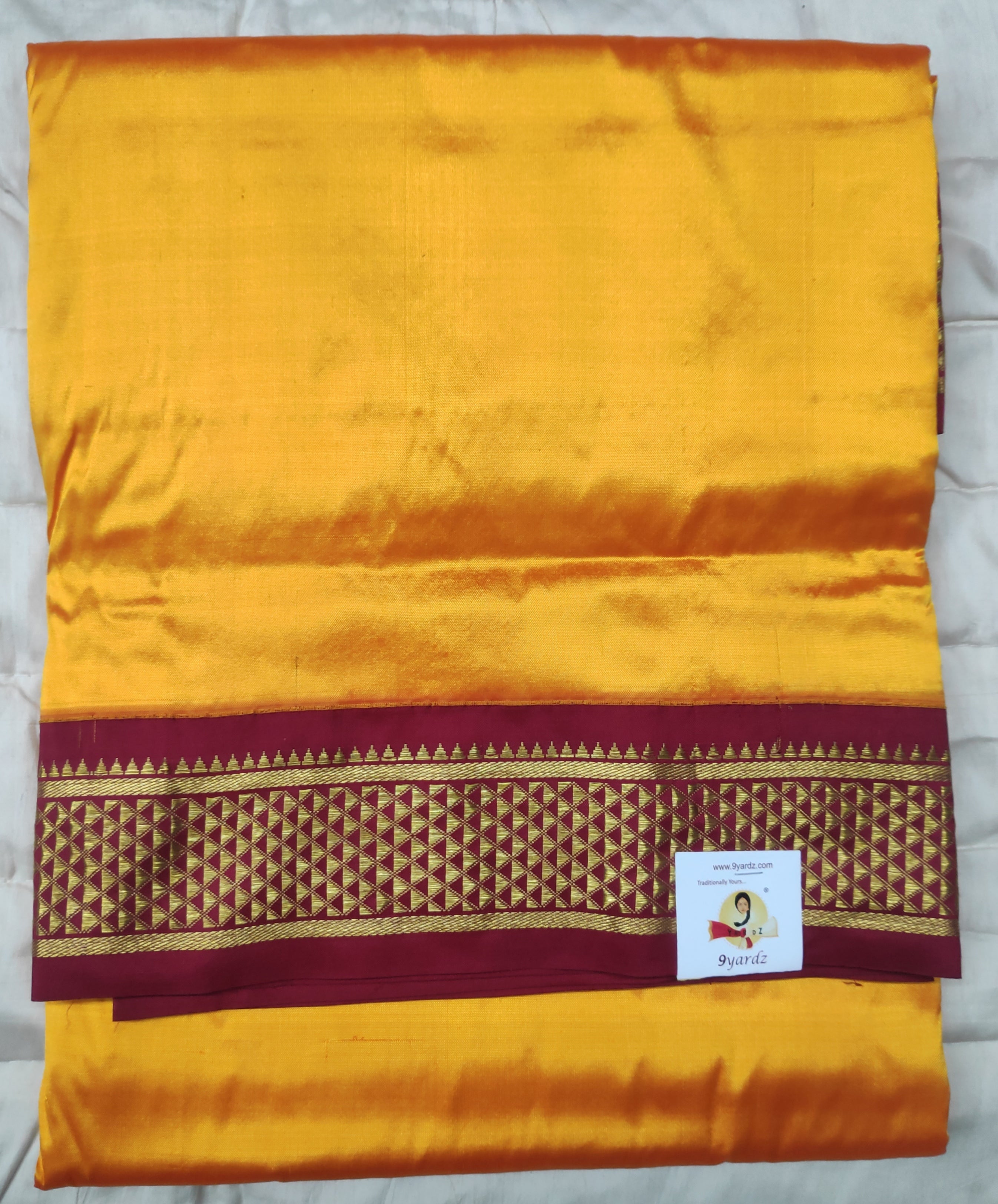 Jijamata pure silk saree with... - Sahana's Creations | Facebook