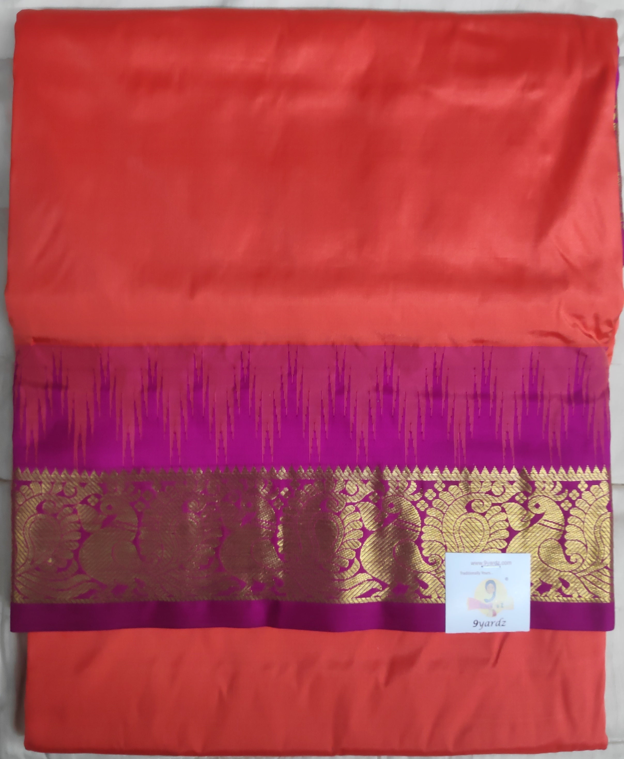 Pure silk 9.5yardz  madisar