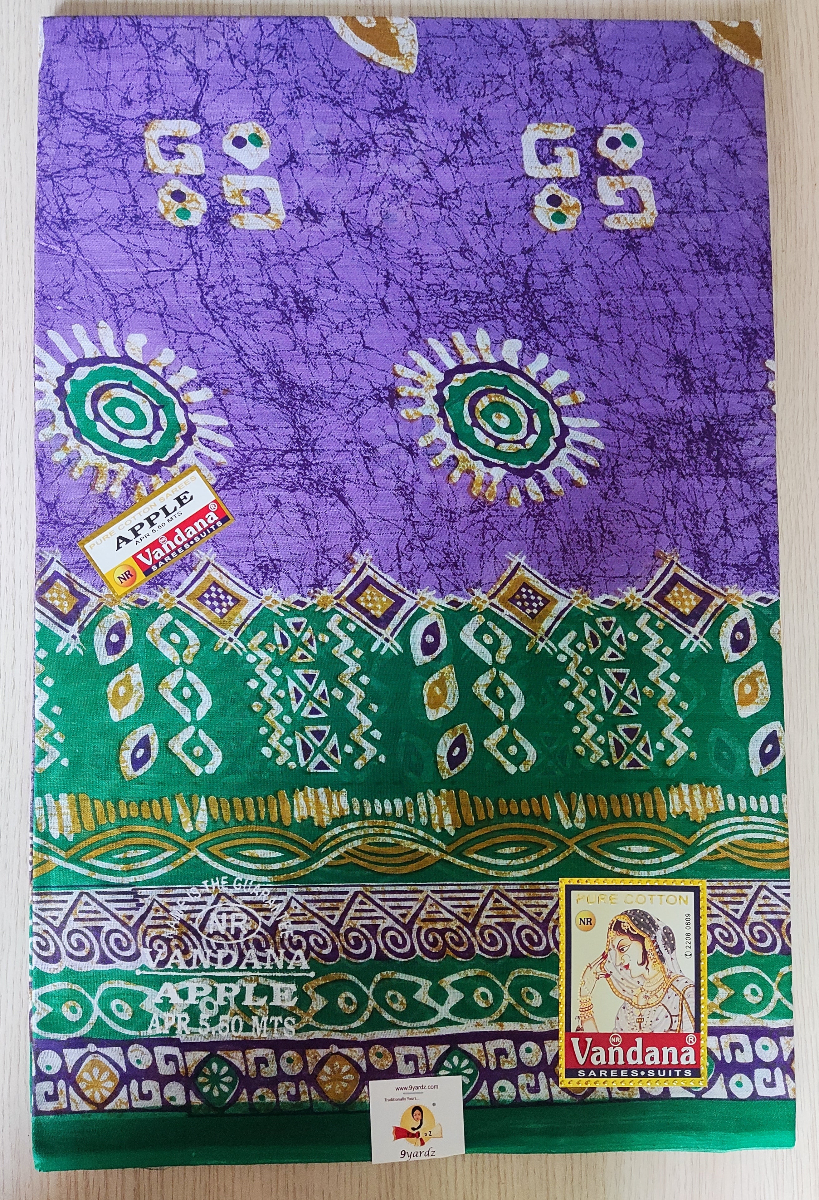 Cotton printed saree