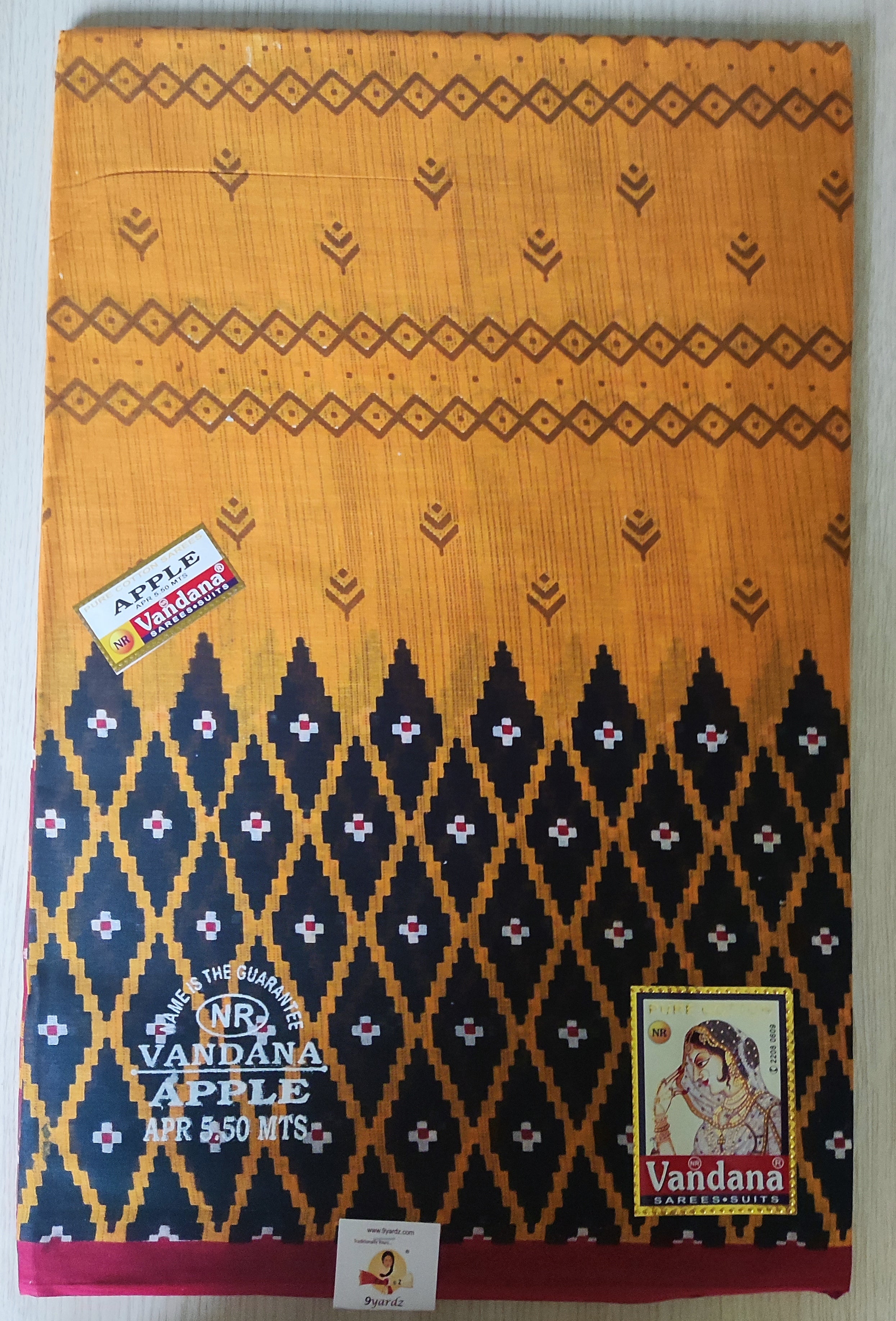 Cotton printed saree