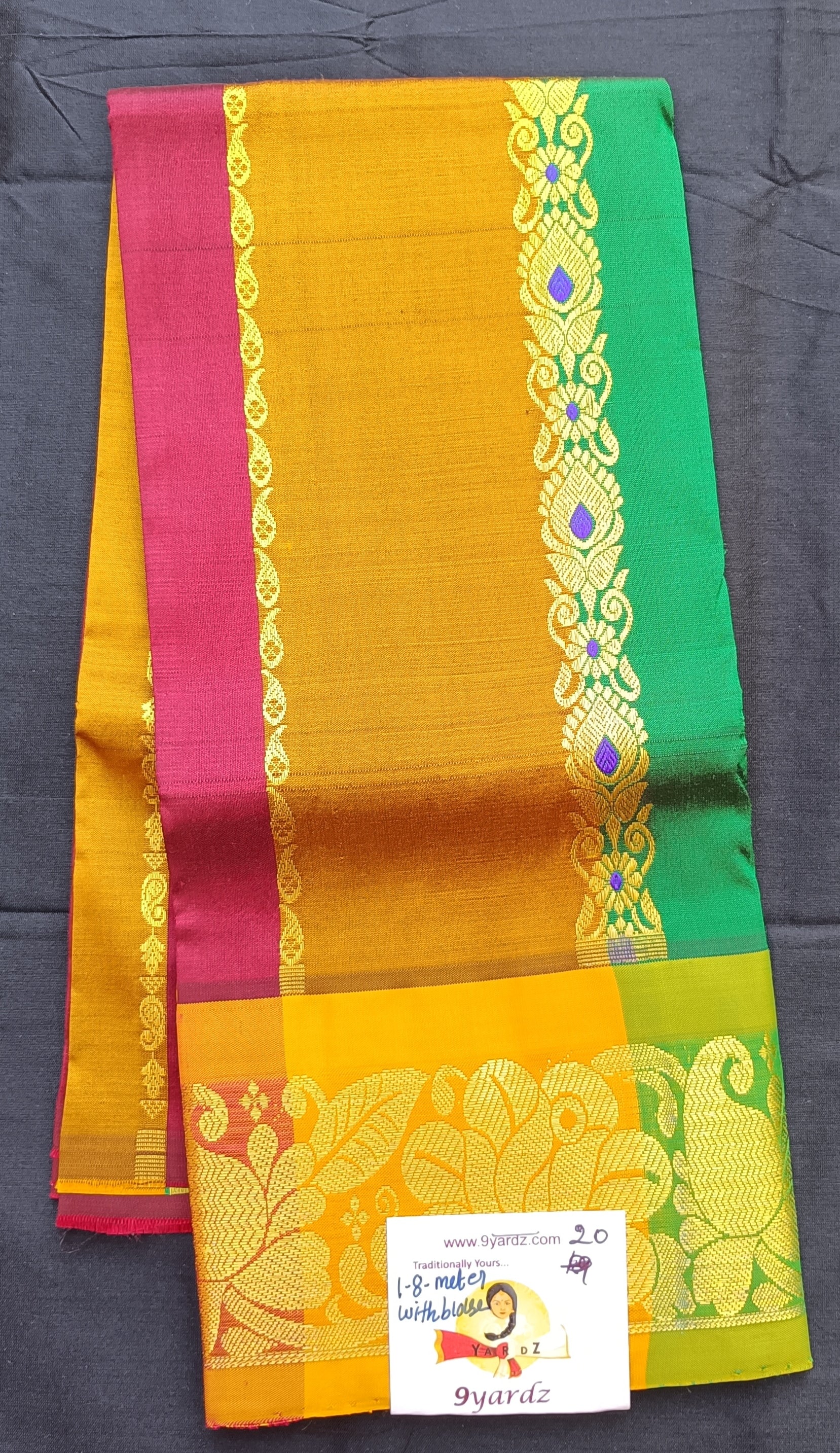 Pattu Pavadai Pure silk 19"