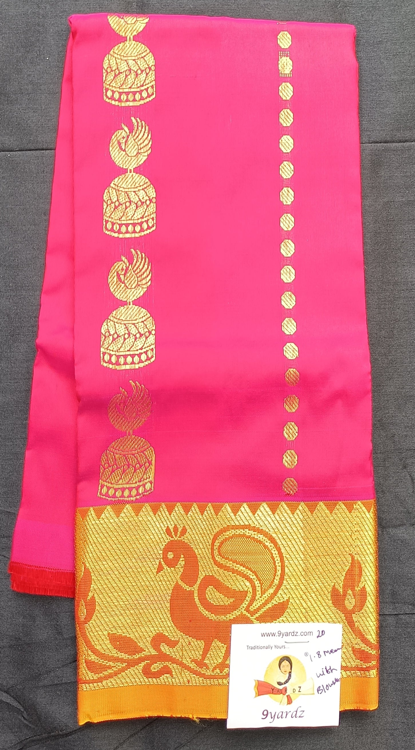 Pattu Pavadai Pure silk 19"