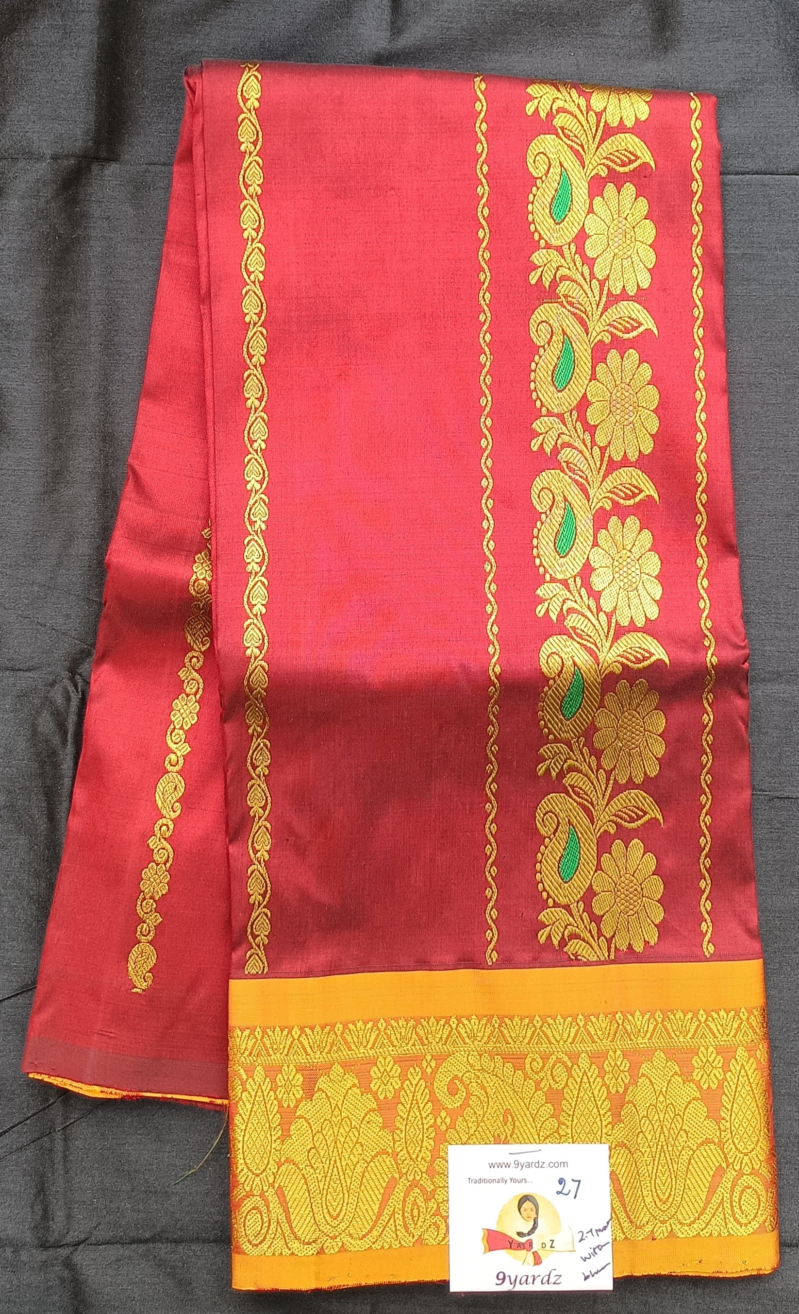 Pattu Pavadai Pure silk 27"