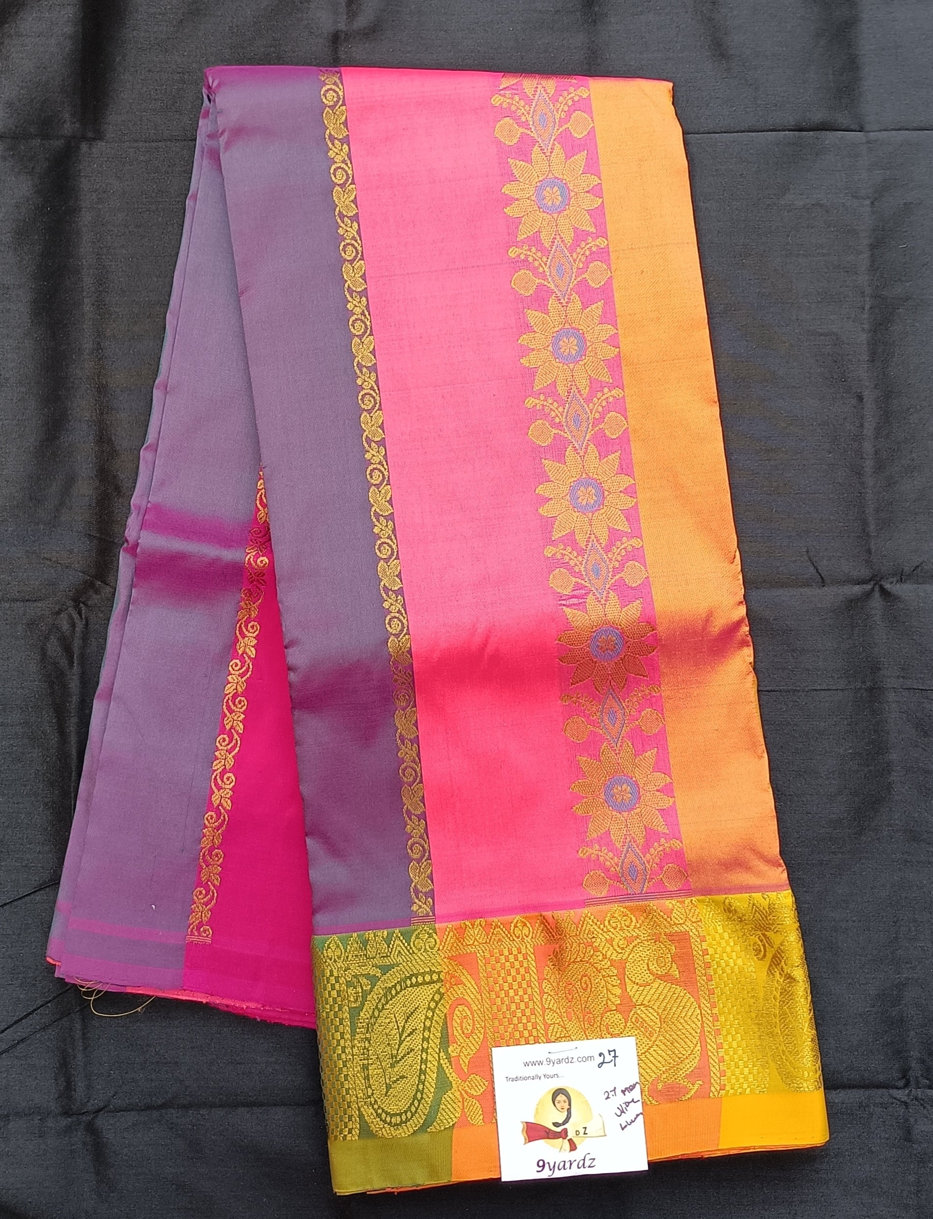 Pattu Pavadai Pure silk 27"