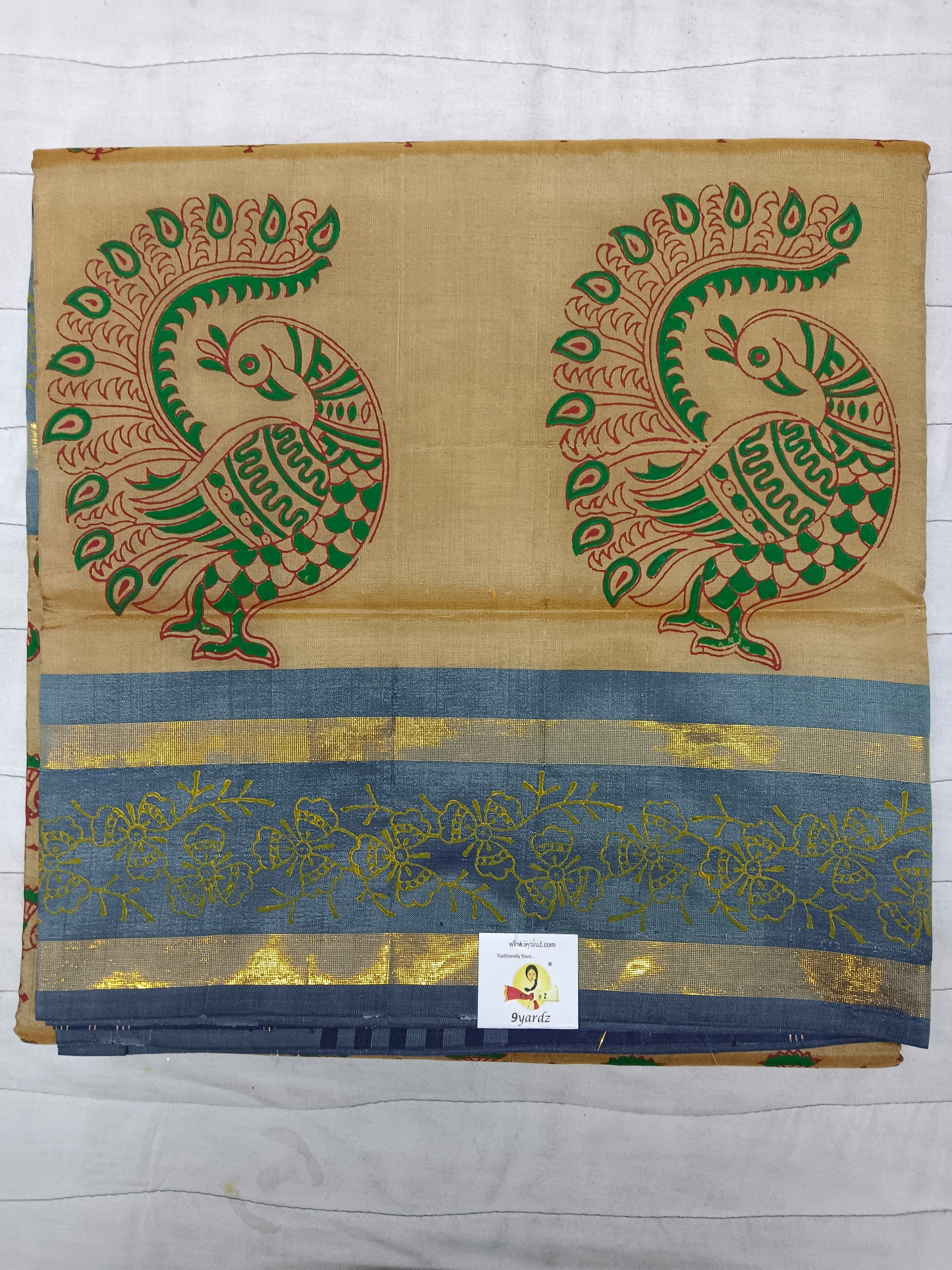 Chinallampattu printed madisar 10yardz