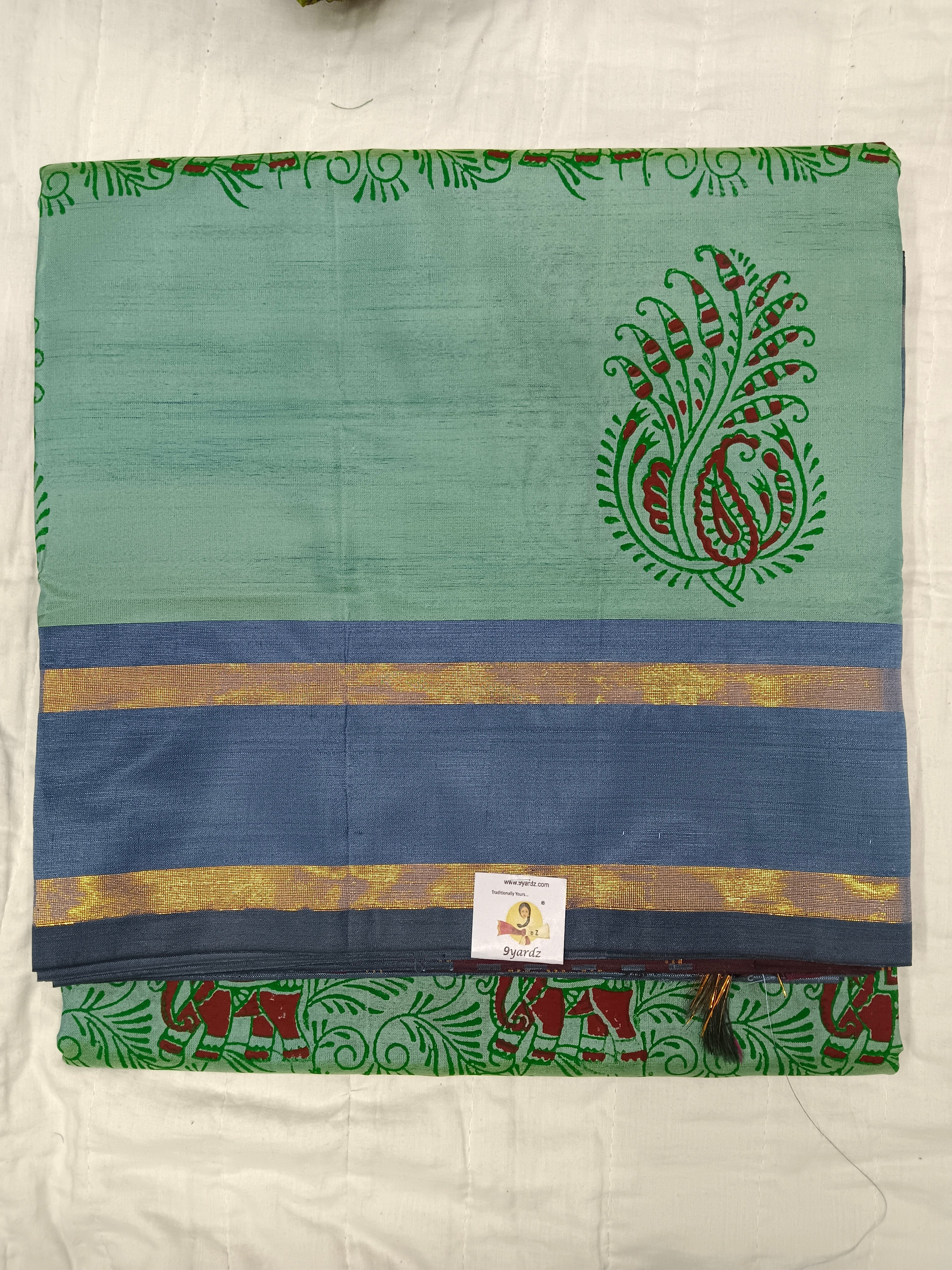 Chinallampattu printed madisar 10yardz