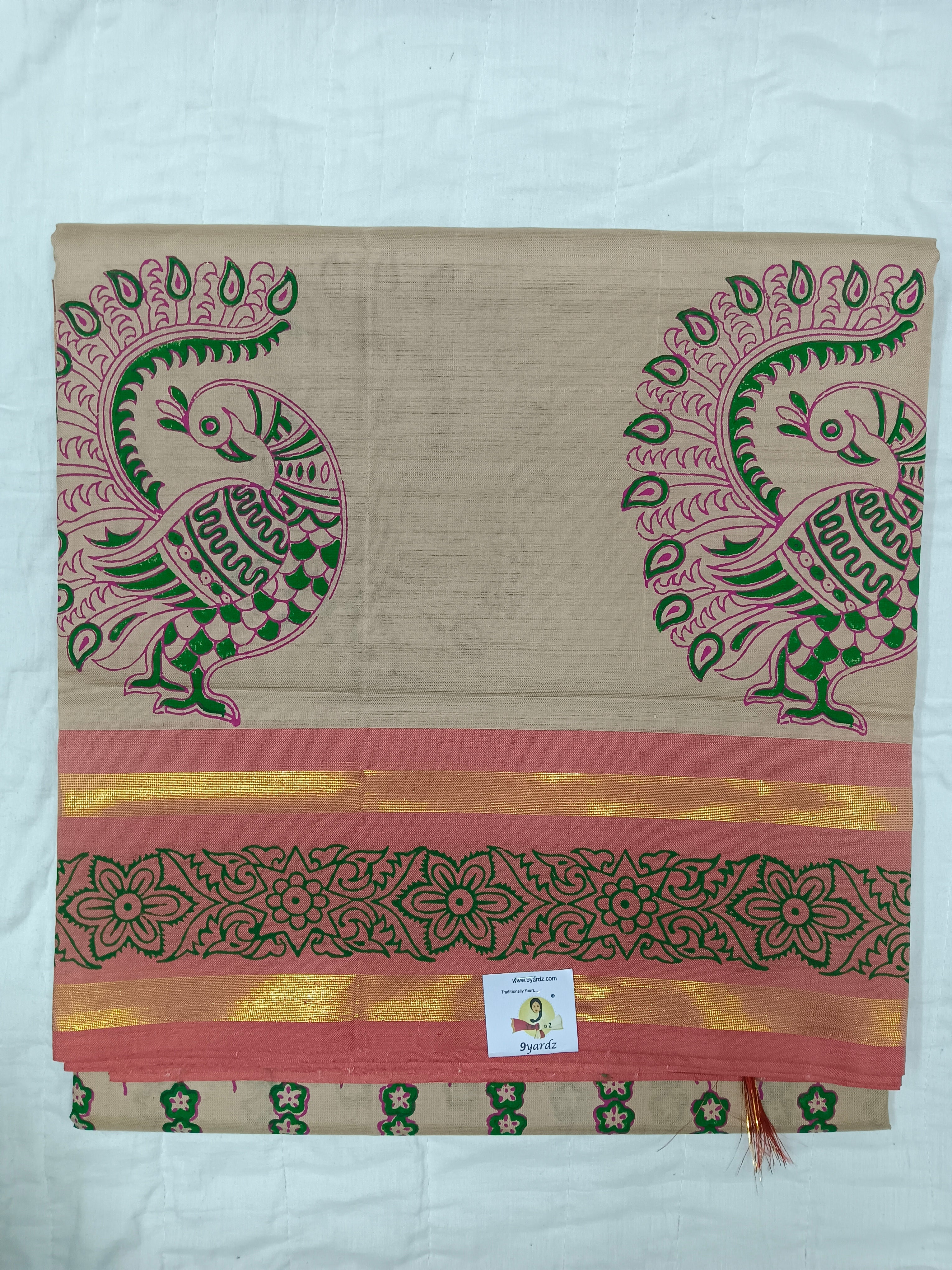 Chinallampattu printed madisar 10yardz