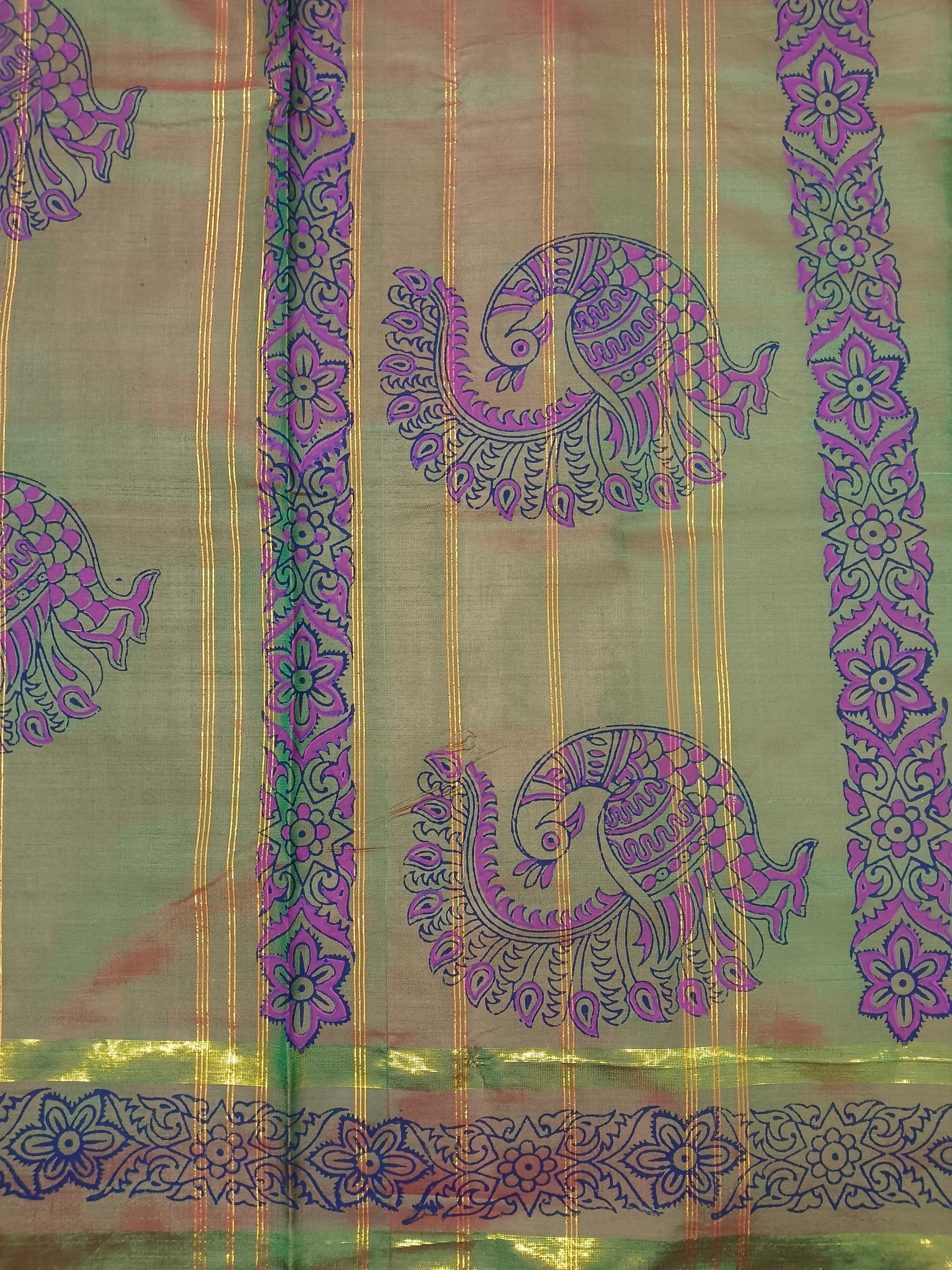 Chinallampattu printed madisar 10yardz