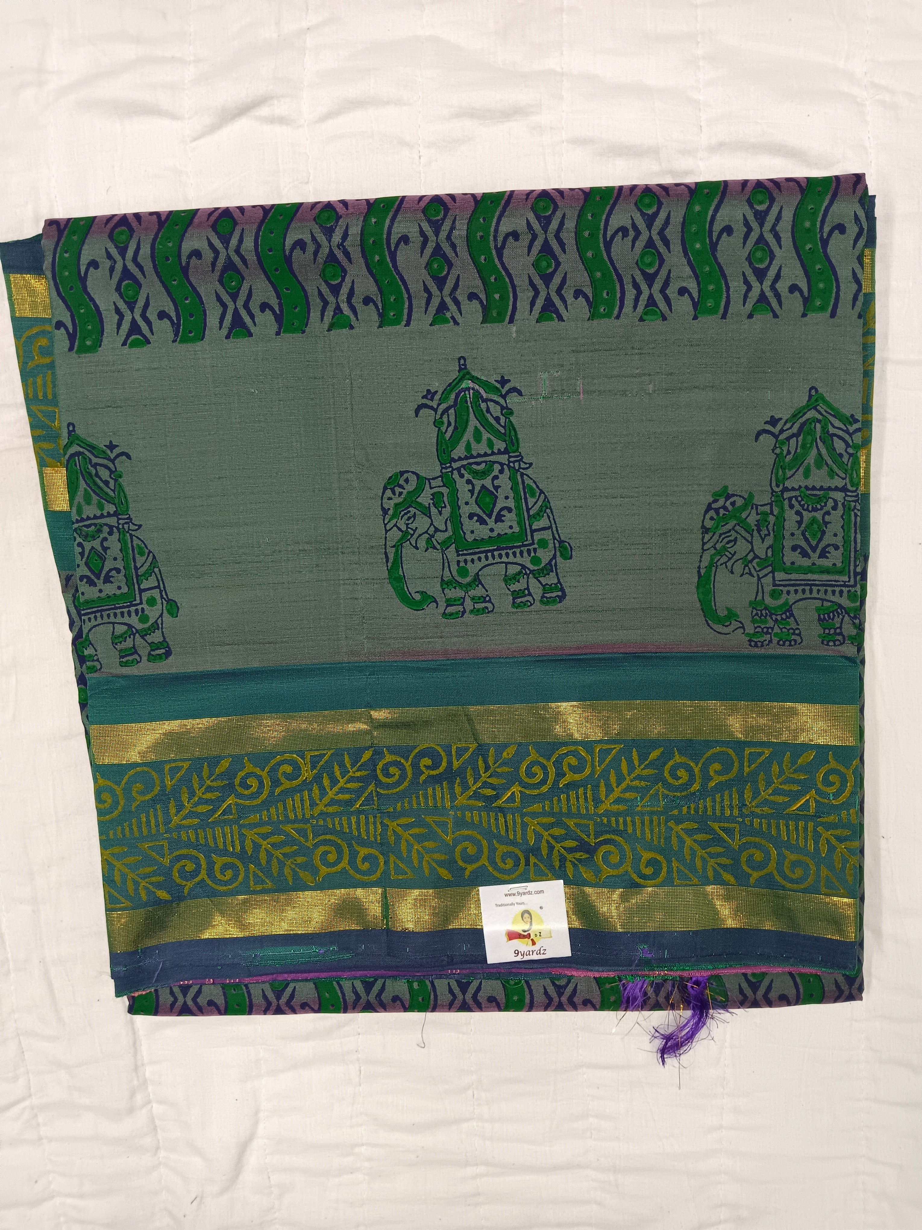 Chinallampattu printed madisar 10yardz