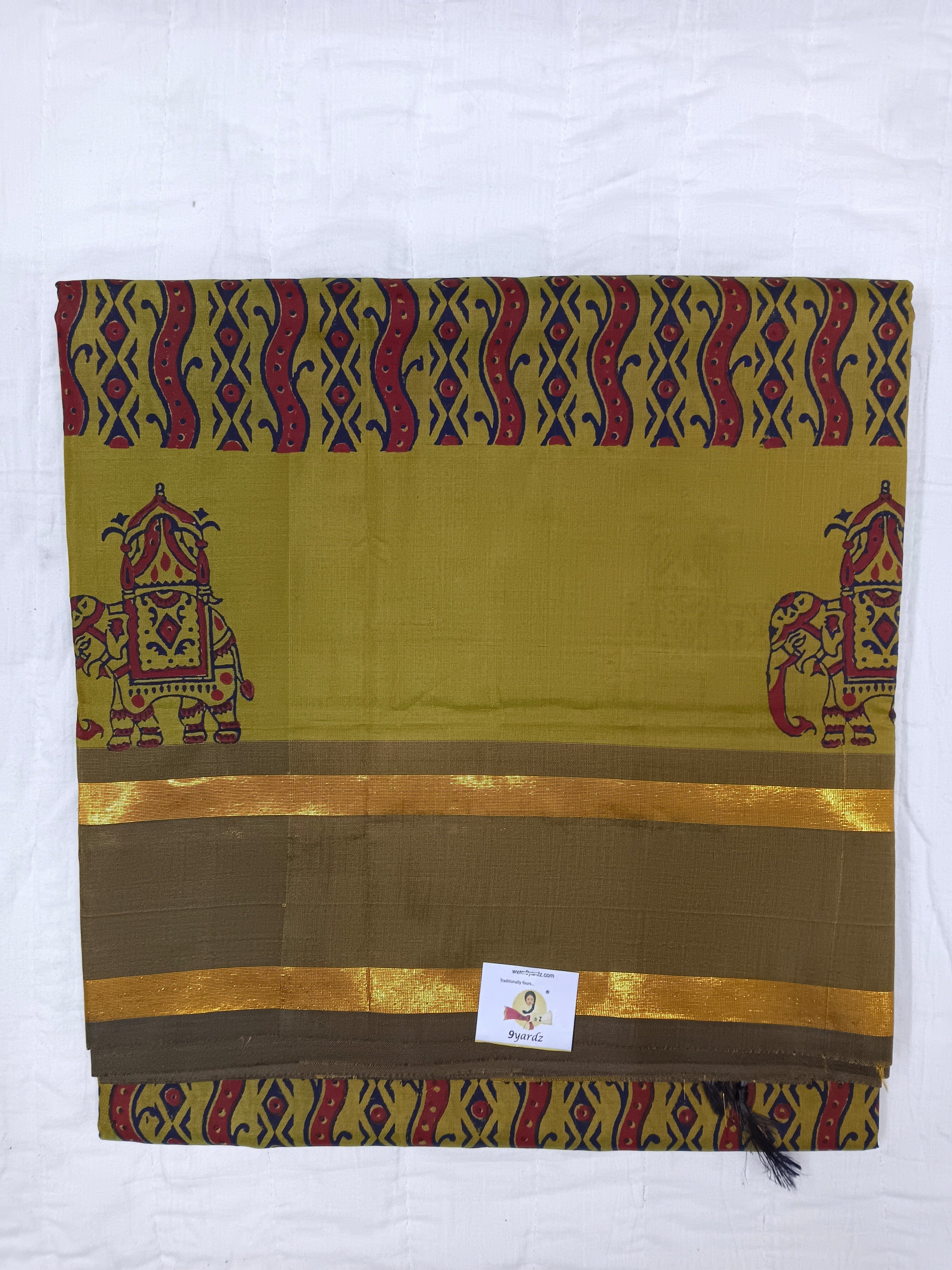 Chinallampattu printed madisar 10yardz
