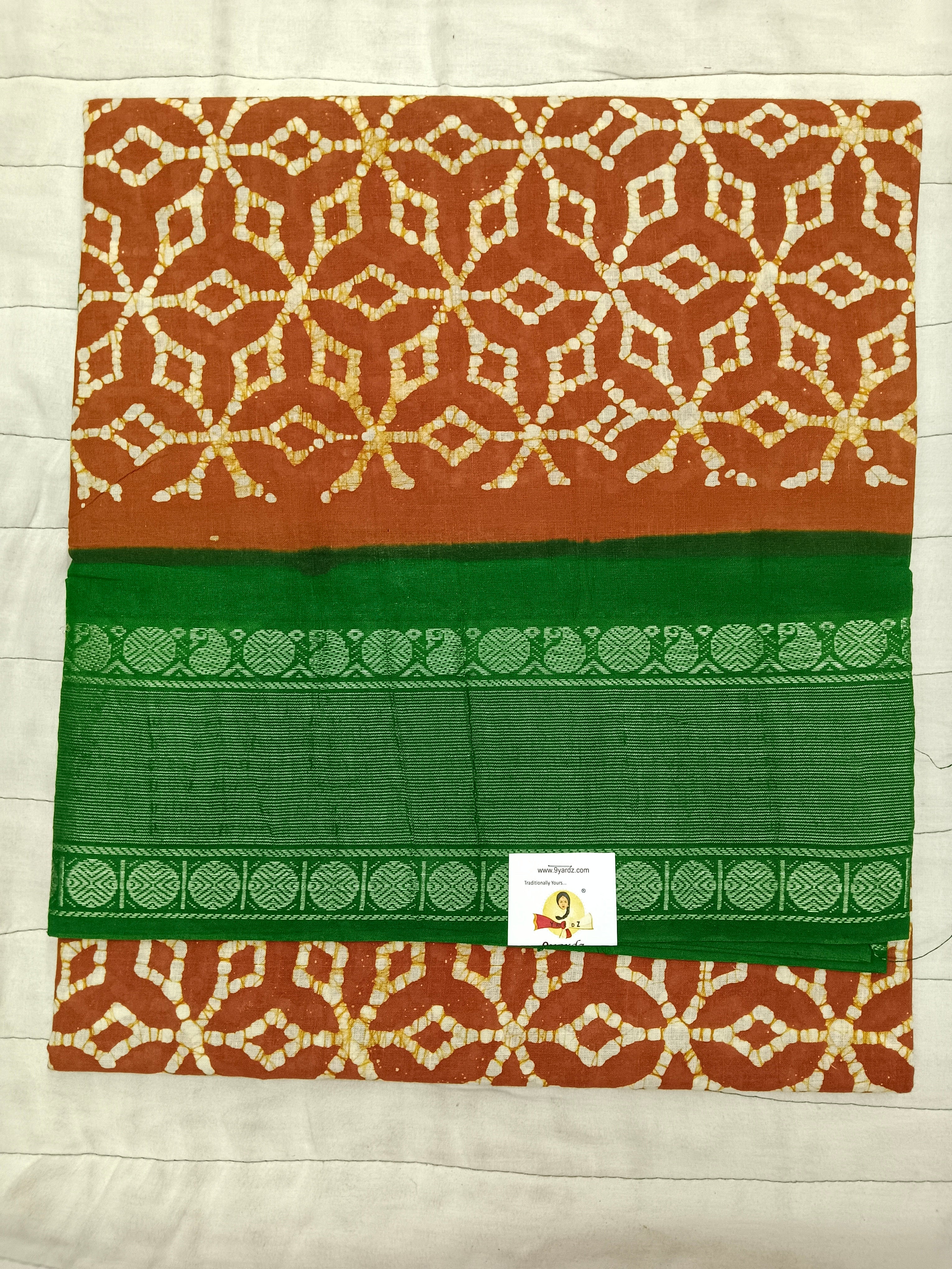 Sungudi cotton 6 yards