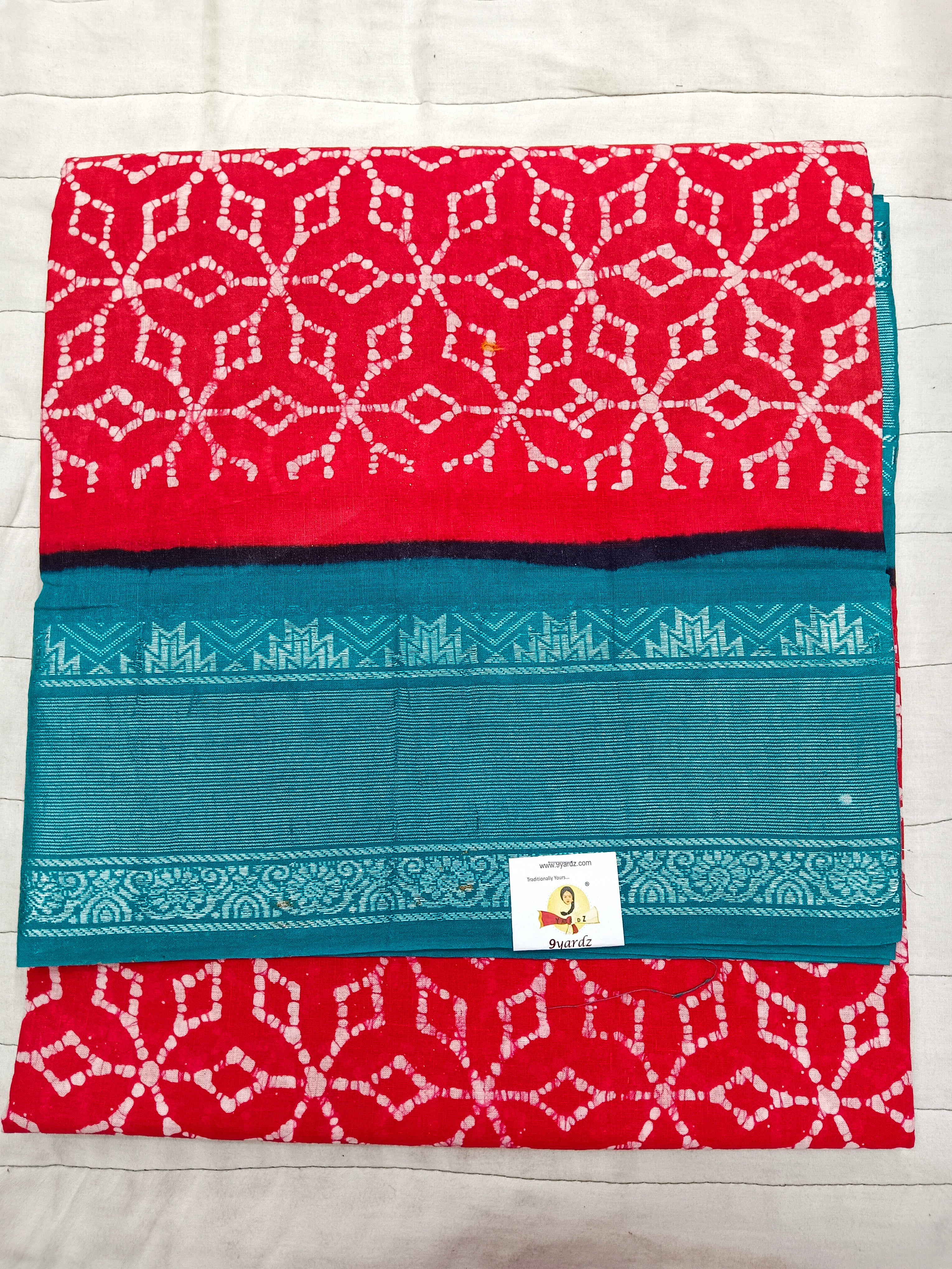 Sungudi cotton 6 yards