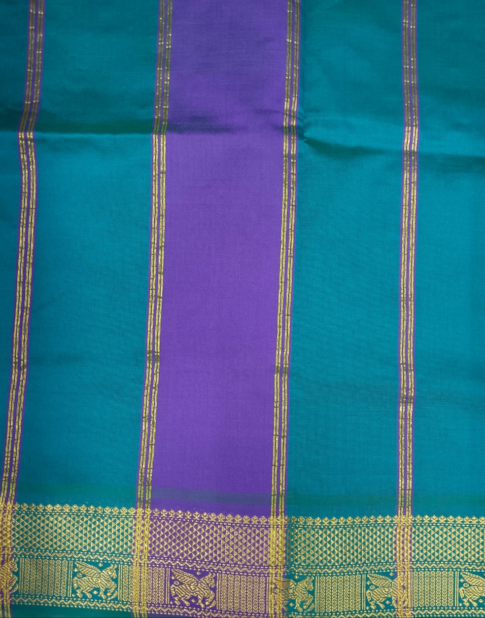 Semi silk cotton 6Yards