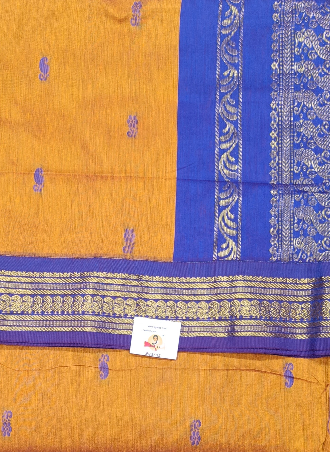Kalyani Cotton Butta  9.5yards